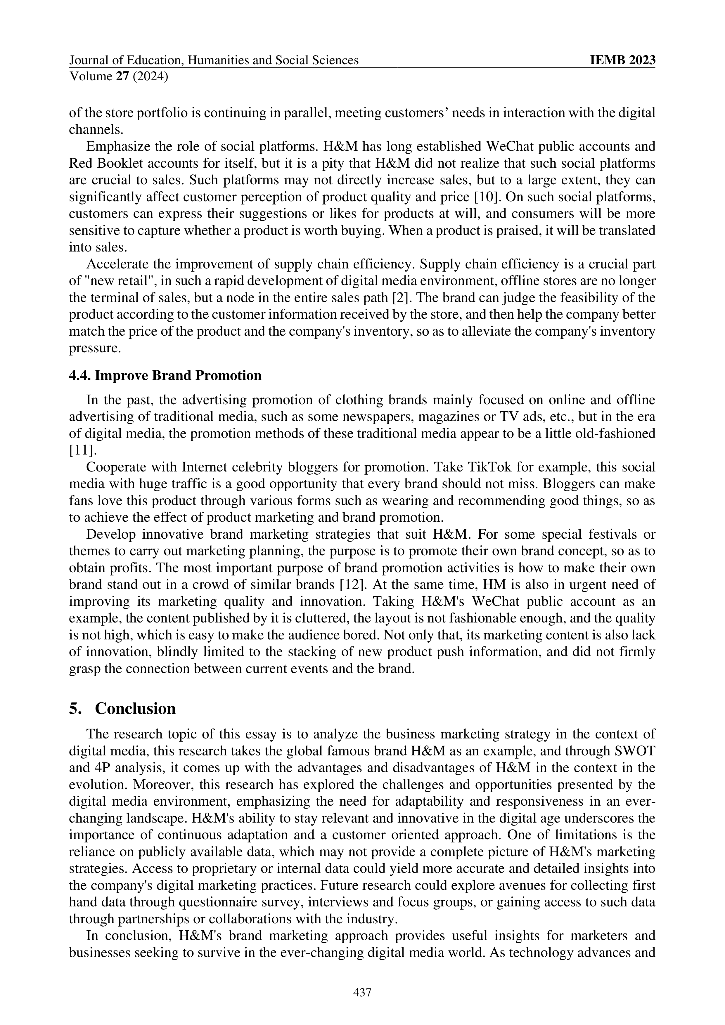 H&M Marketing Strategy — page 7