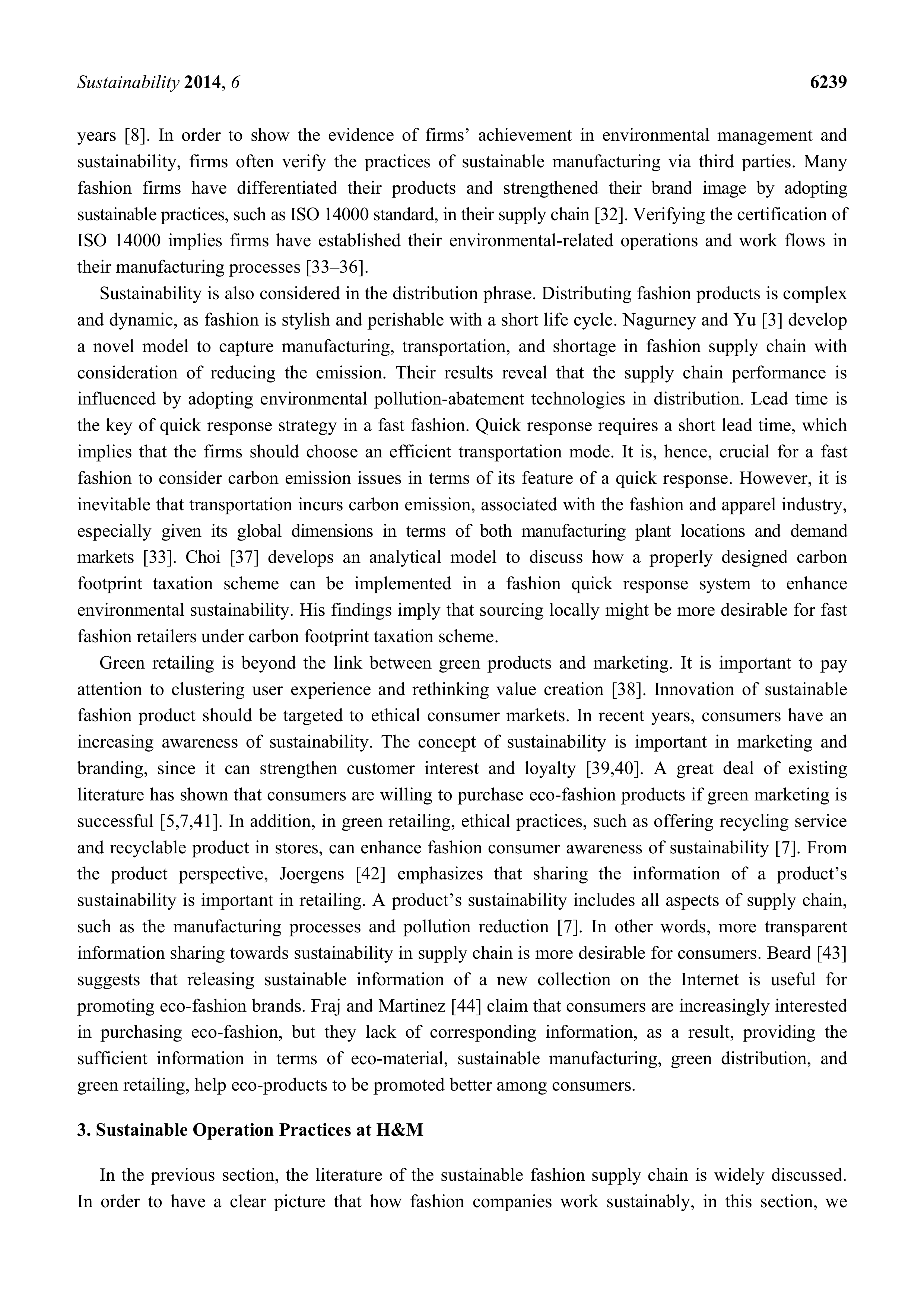 H&M Sustainability Report — page 4