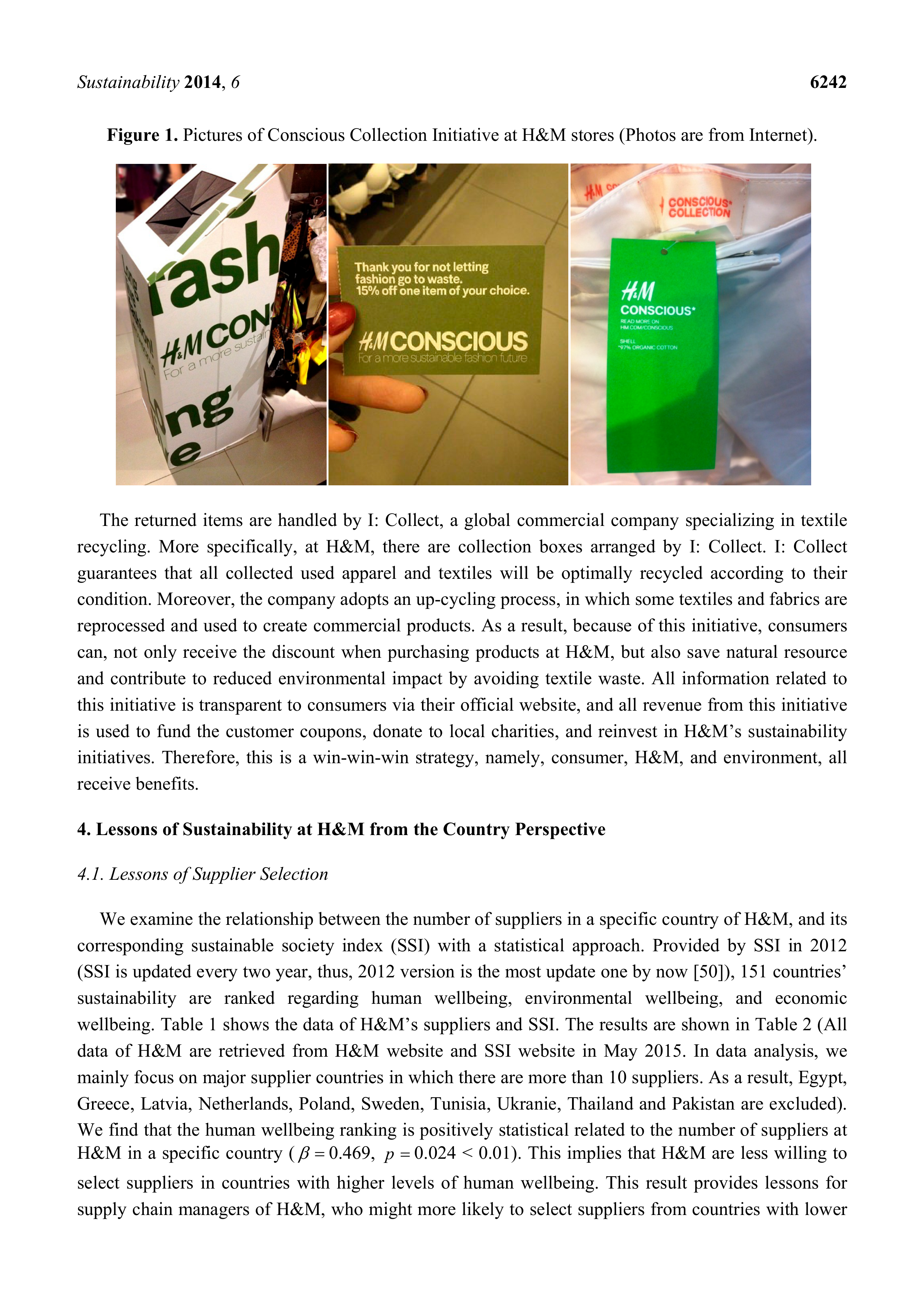 H&M Sustainability Report — page 7