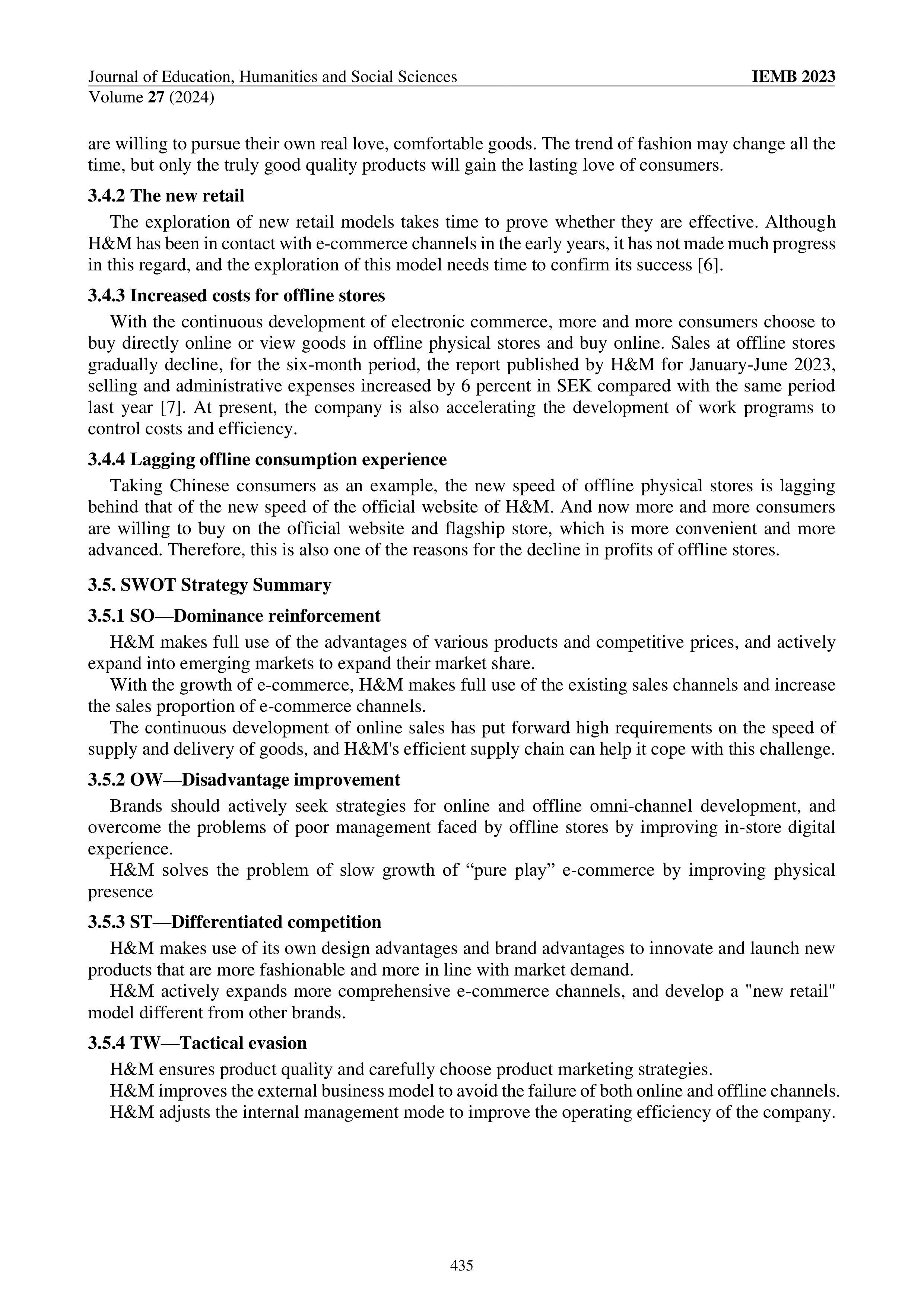 H&M Case Study — page 5