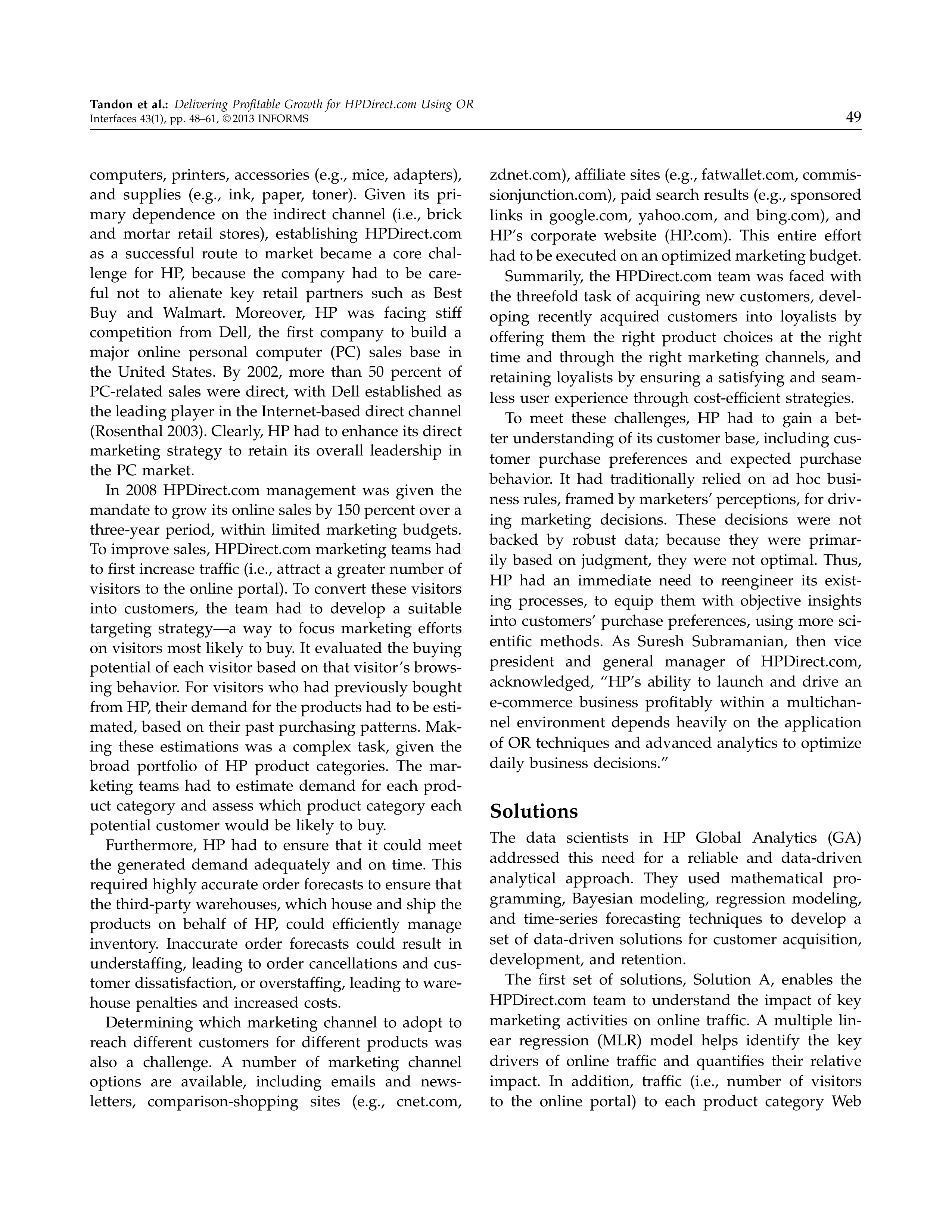 HP Marketing Strategy — page 2