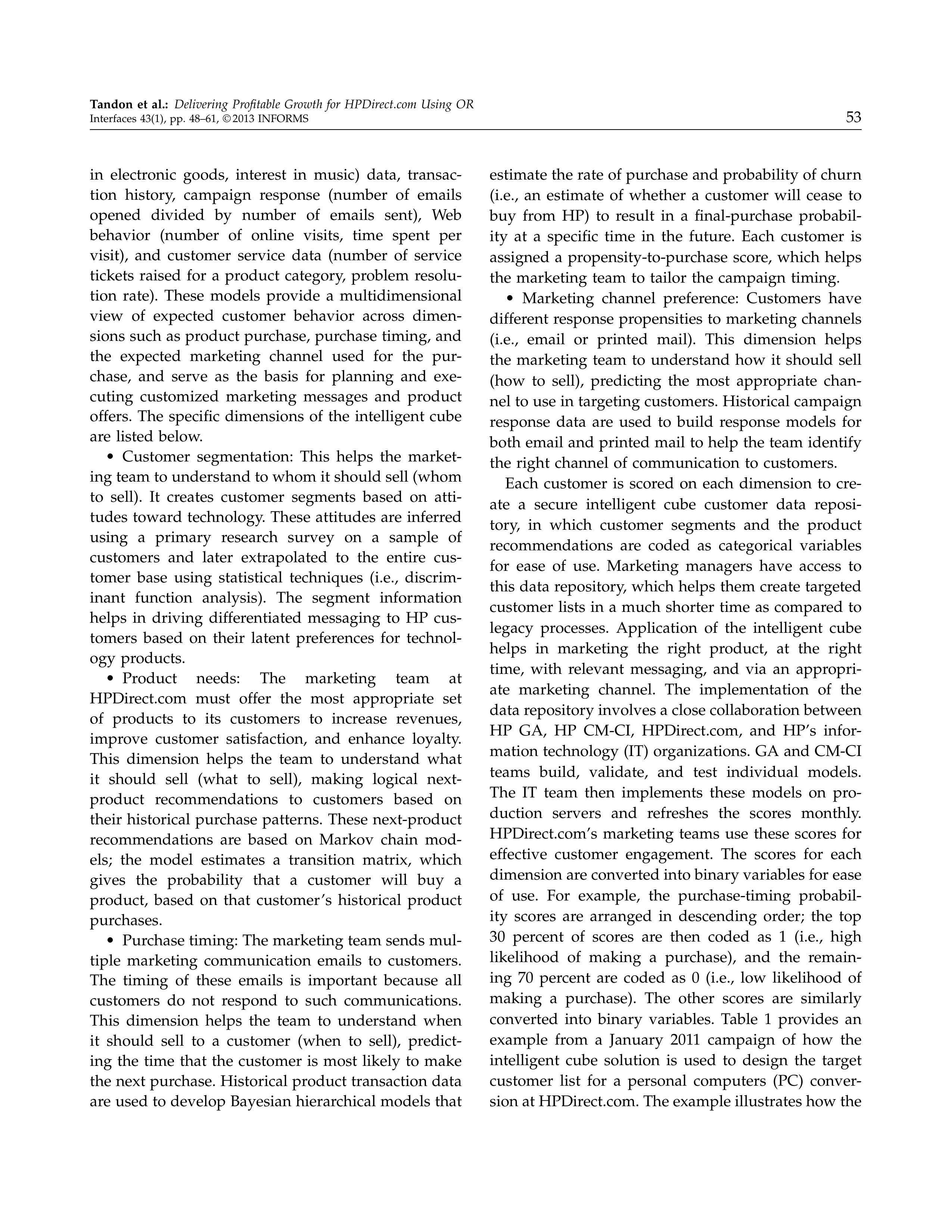 HP Marketing Strategy — page 6