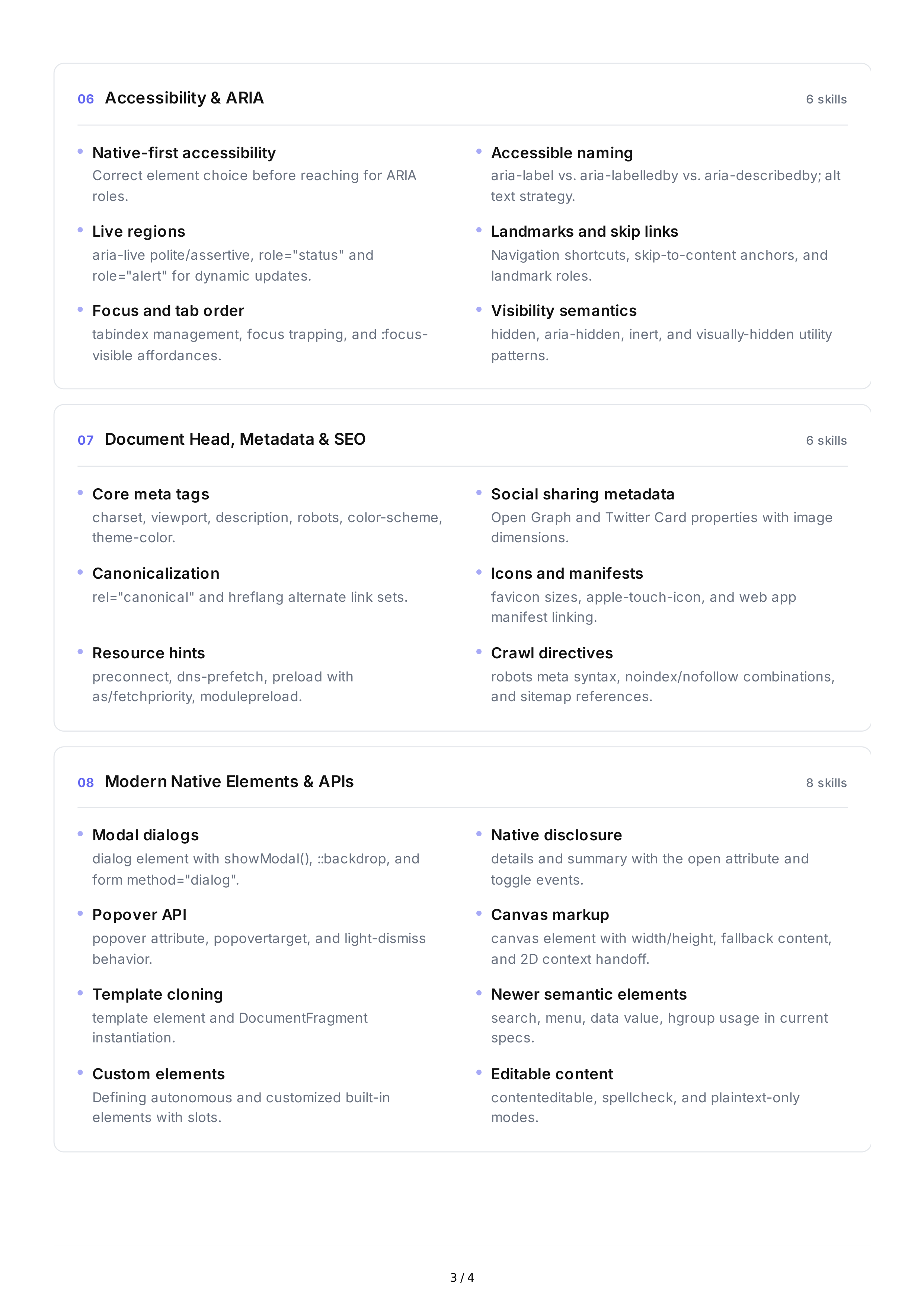 HTML Hard Skills — page 3