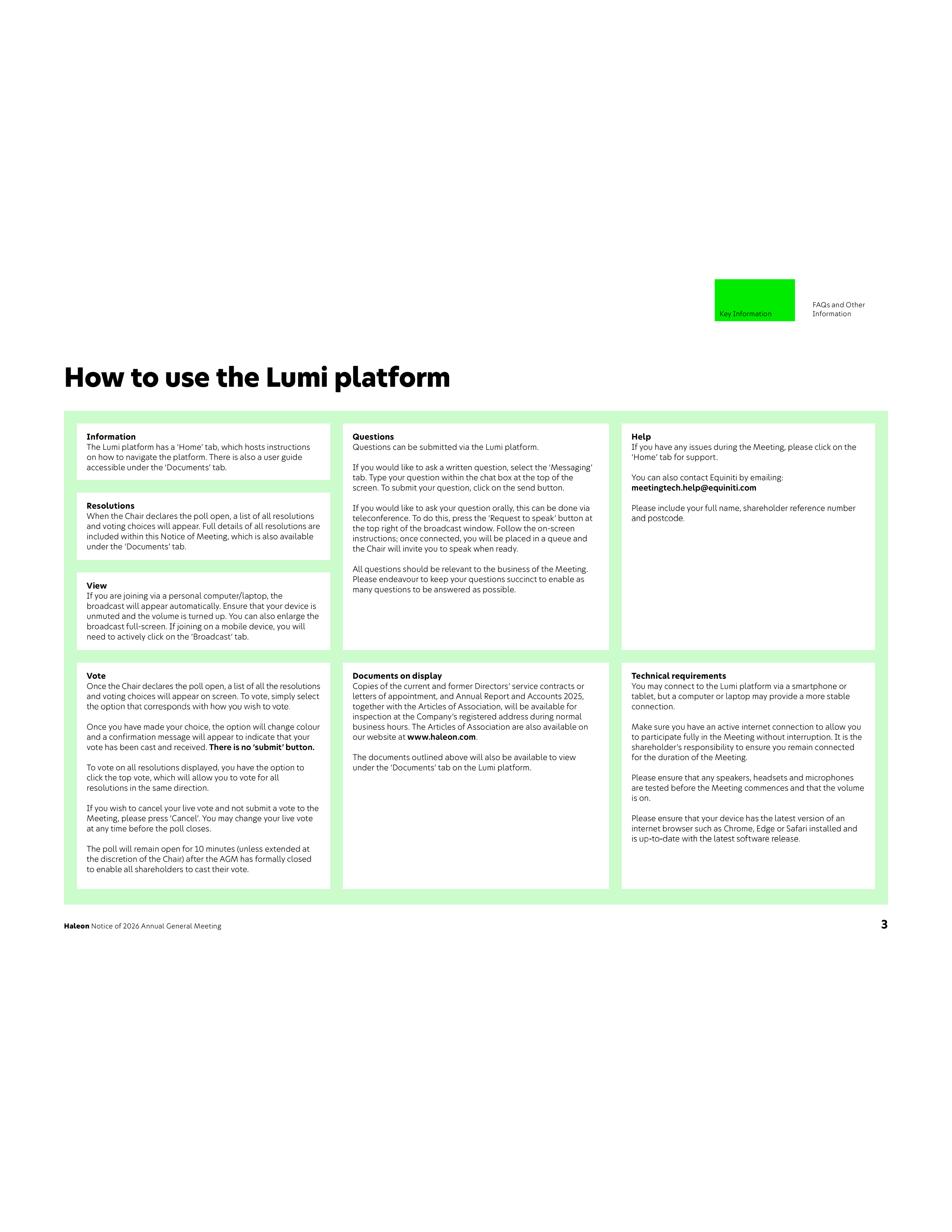 Haleon Annual General Meeting Notice — page 5