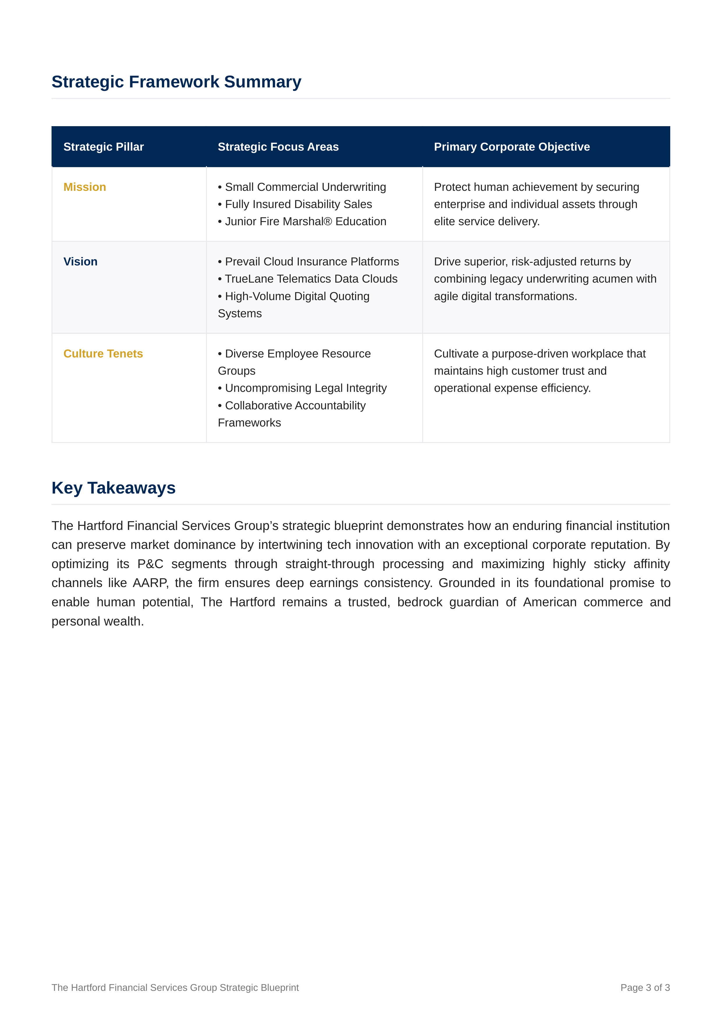 Hartford Mission Statement — page 3