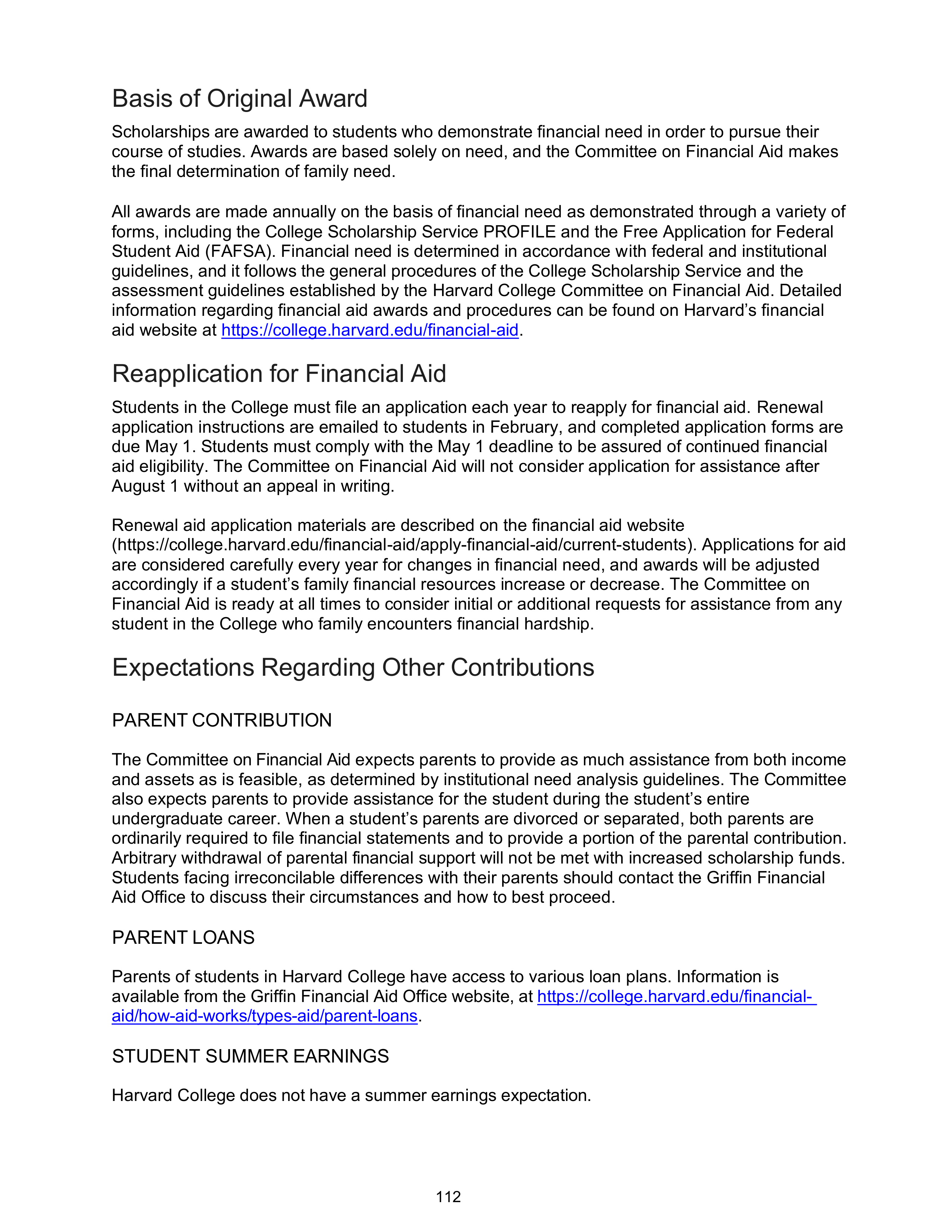Harvard College Student Handbook — page 111