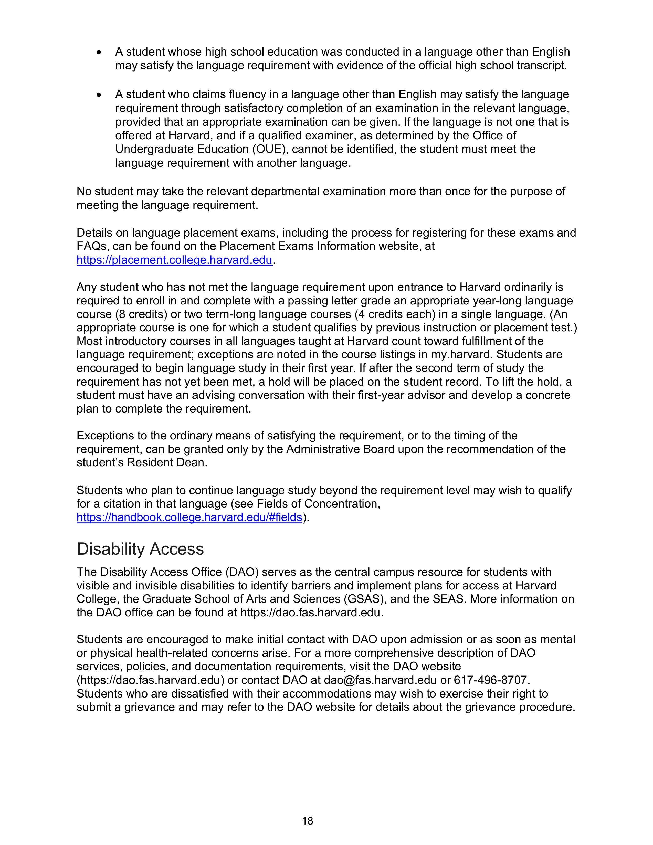 Harvard College Student Handbook — page 17