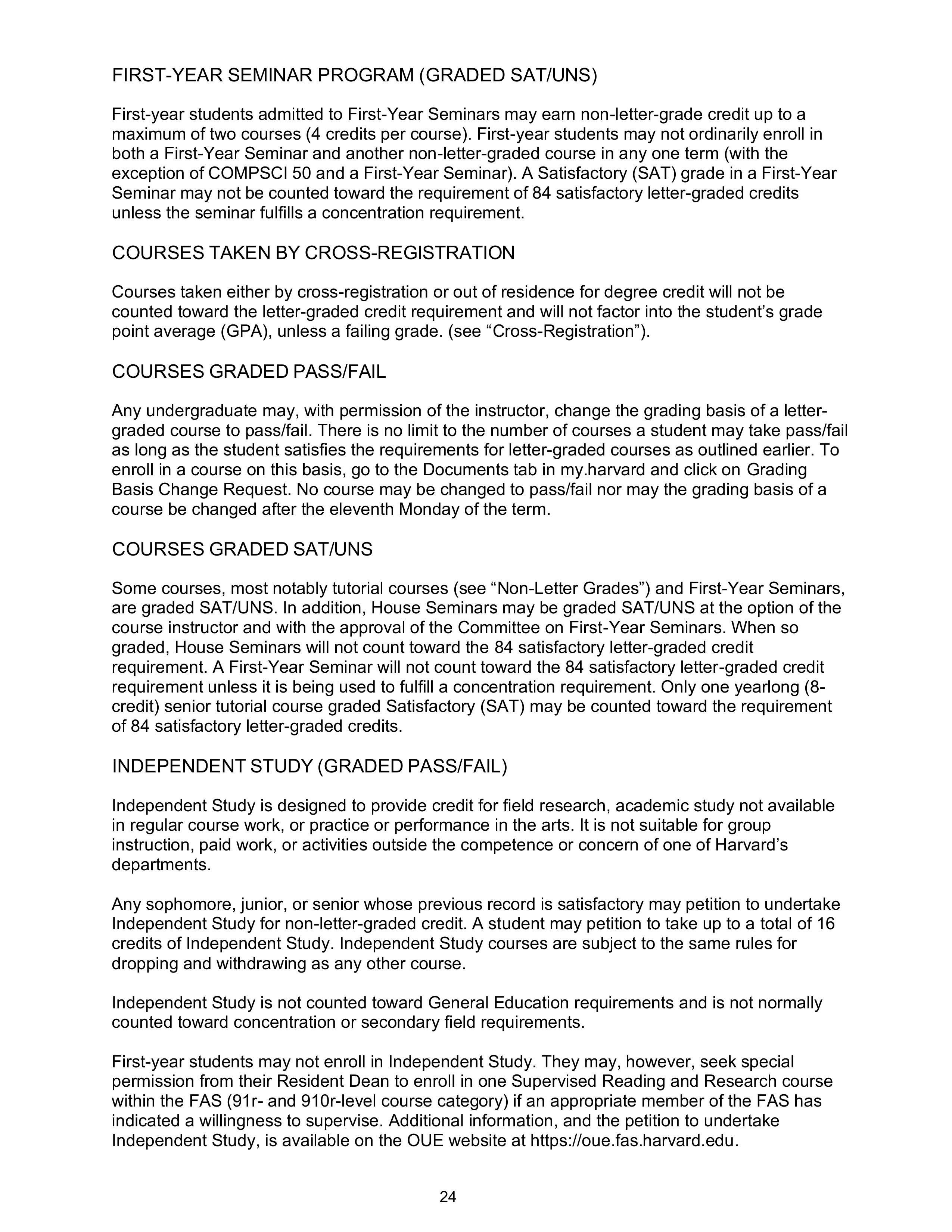 Harvard College Student Handbook — page 23