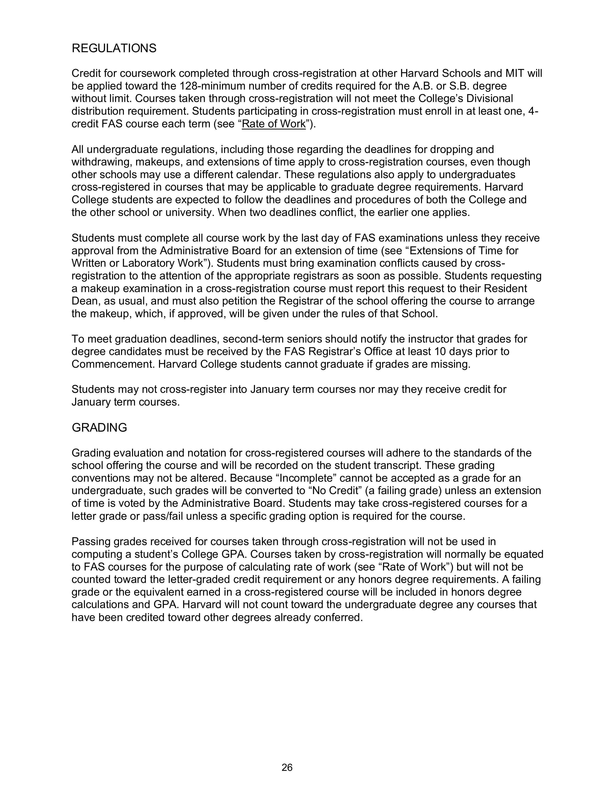 Harvard College Student Handbook — page 25