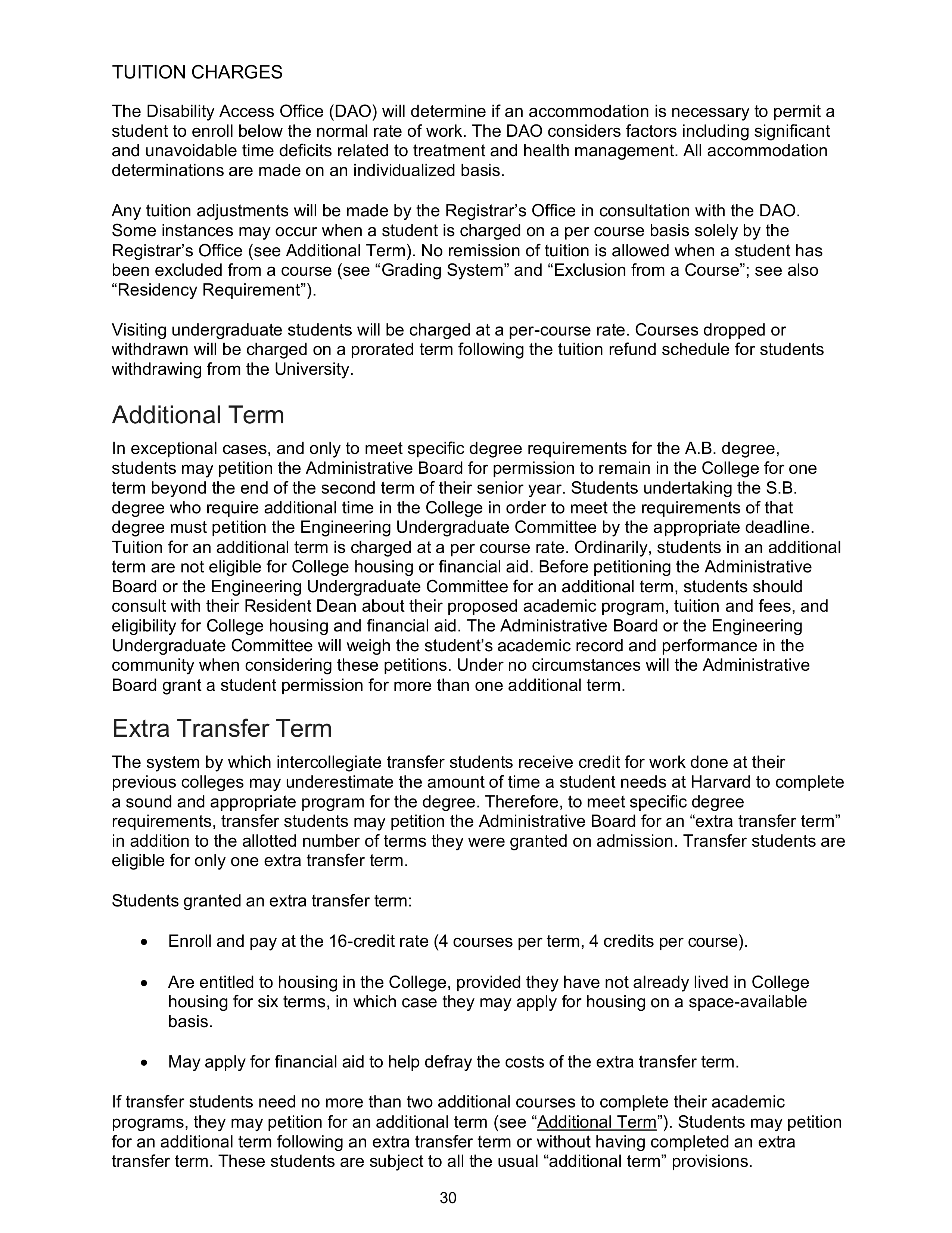 Harvard College Student Handbook — page 29