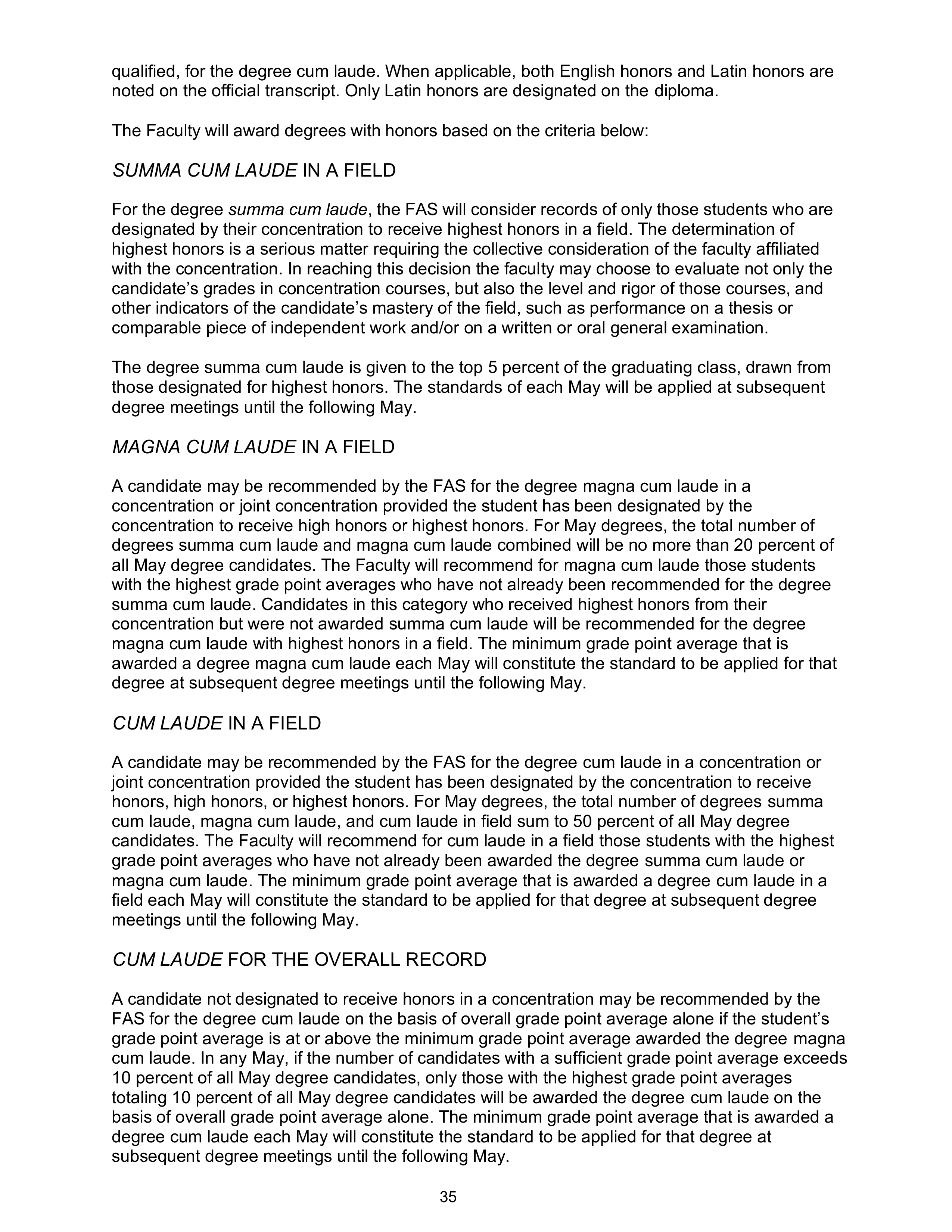 Harvard College Student Handbook — page 34