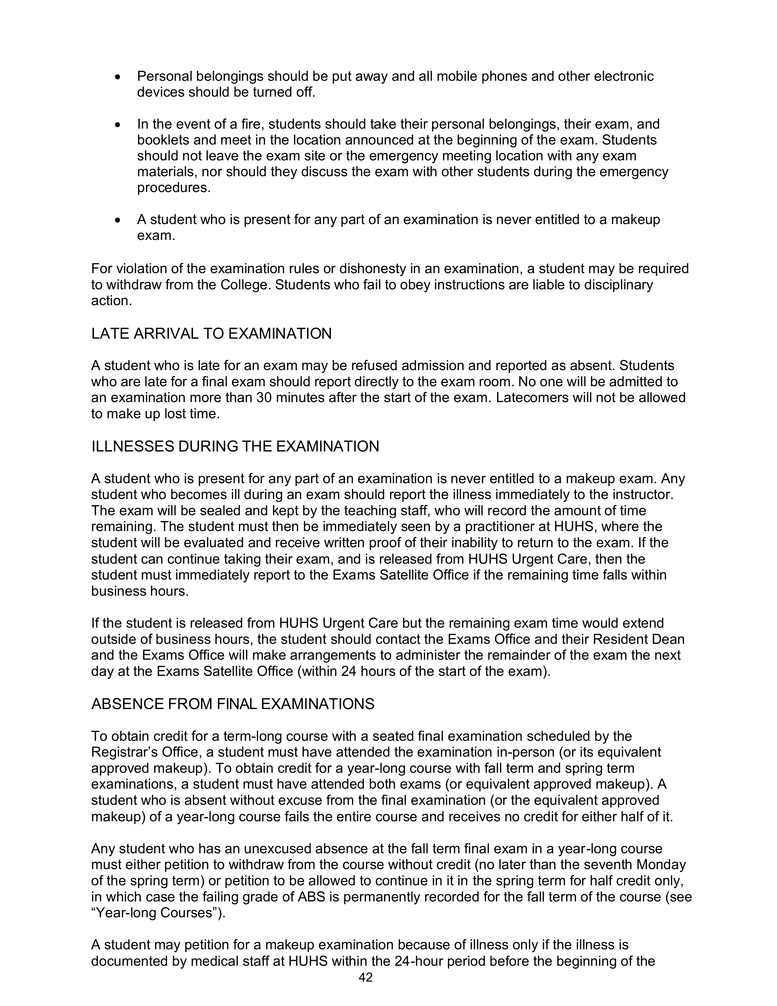 Harvard College Student Handbook — page 41