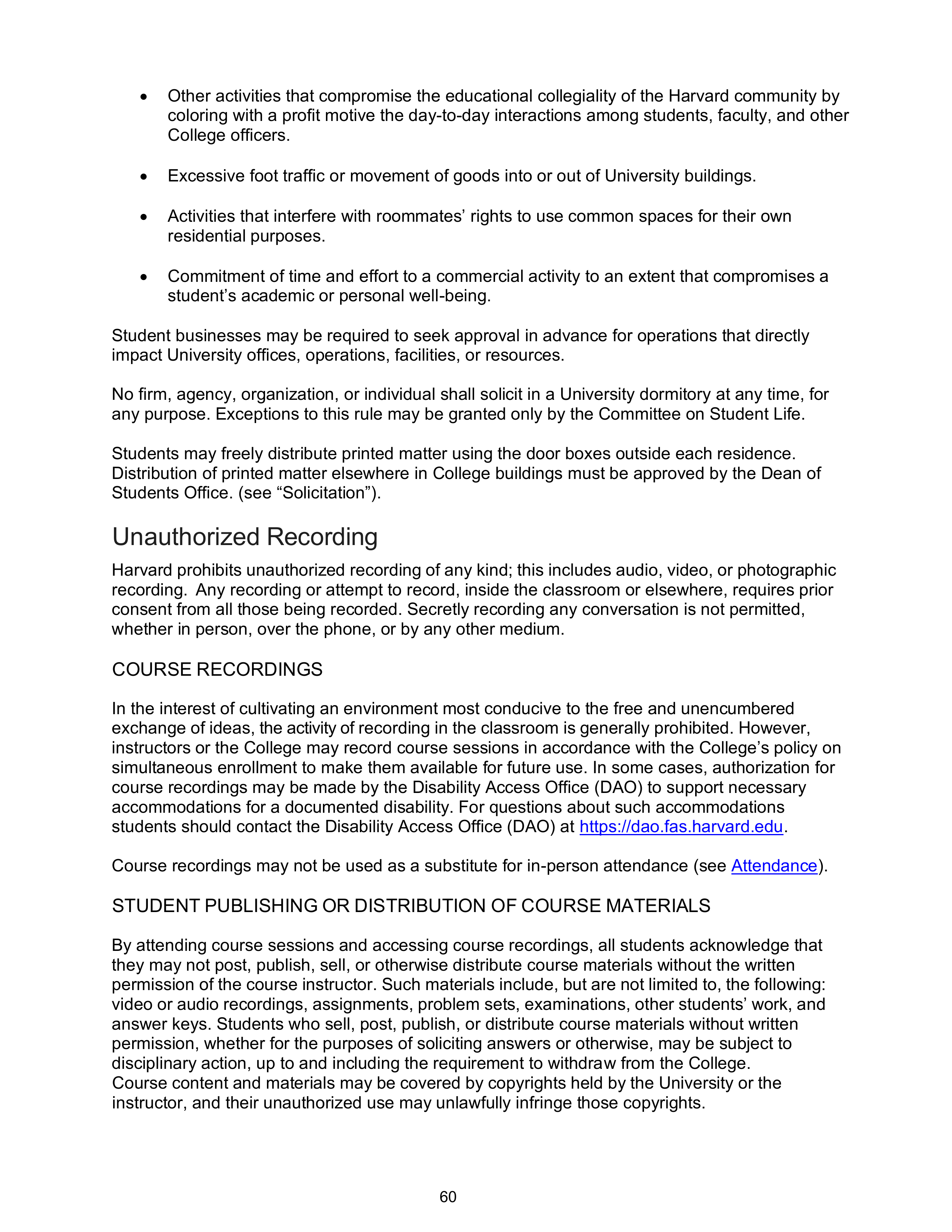 Harvard College Student Handbook — page 59