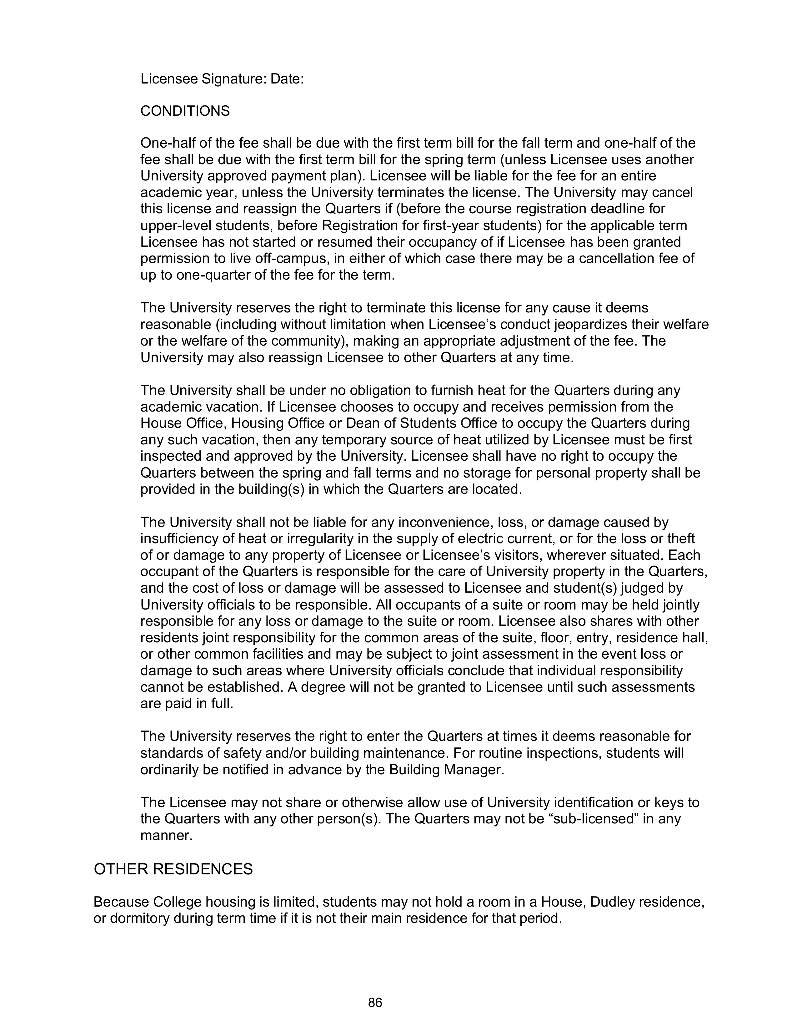 Harvard College Student Handbook — page 85
