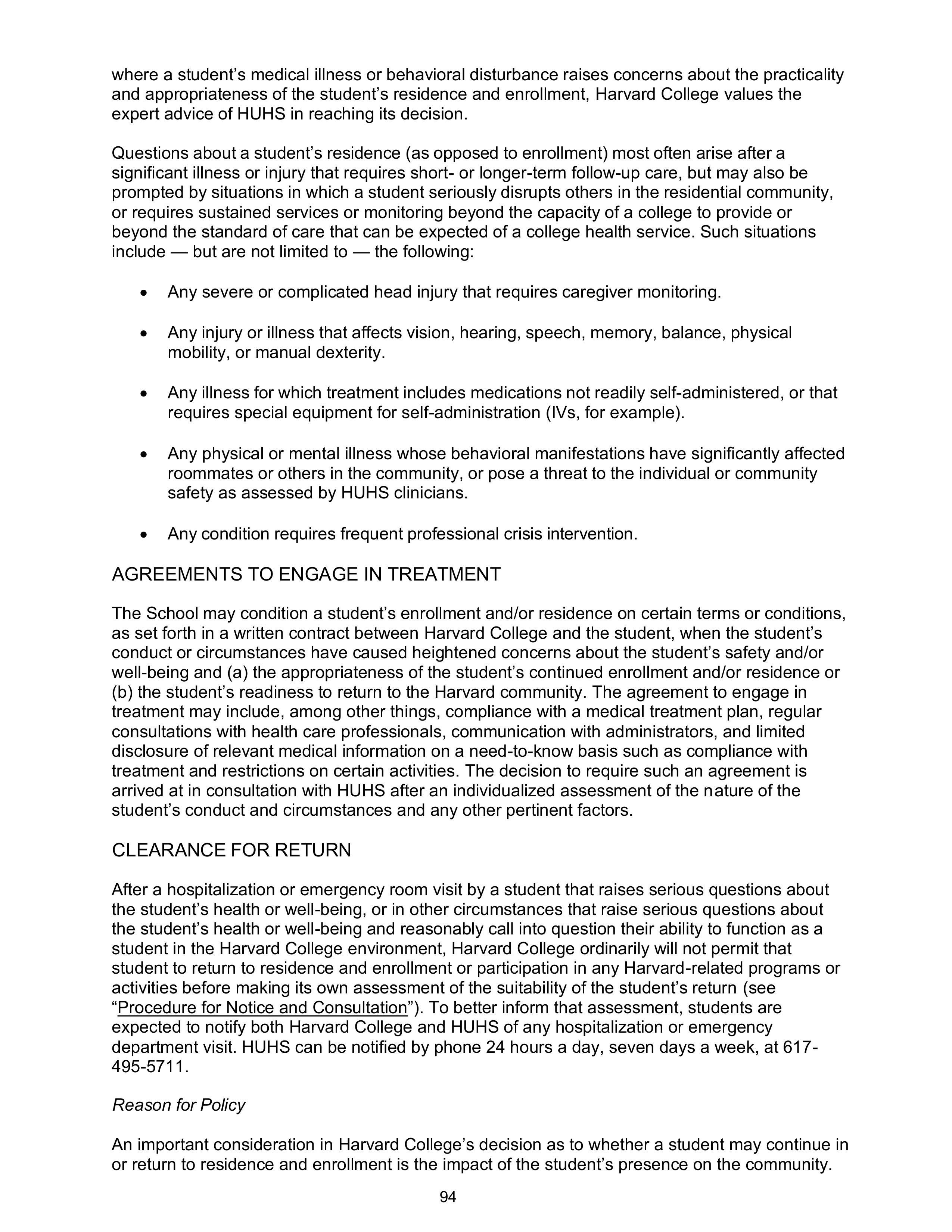 Harvard College Student Handbook — page 93