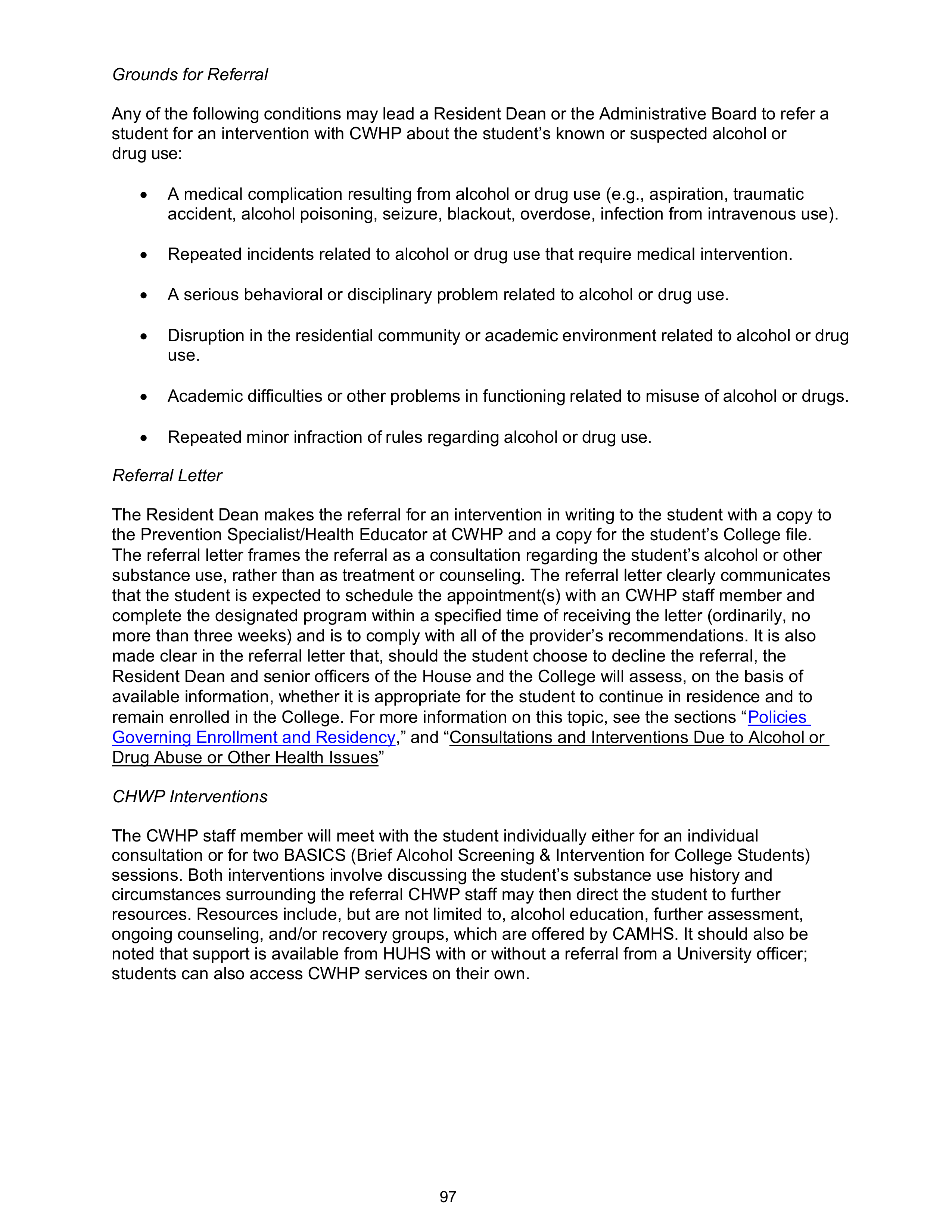 Harvard College Student Handbook — page 96
