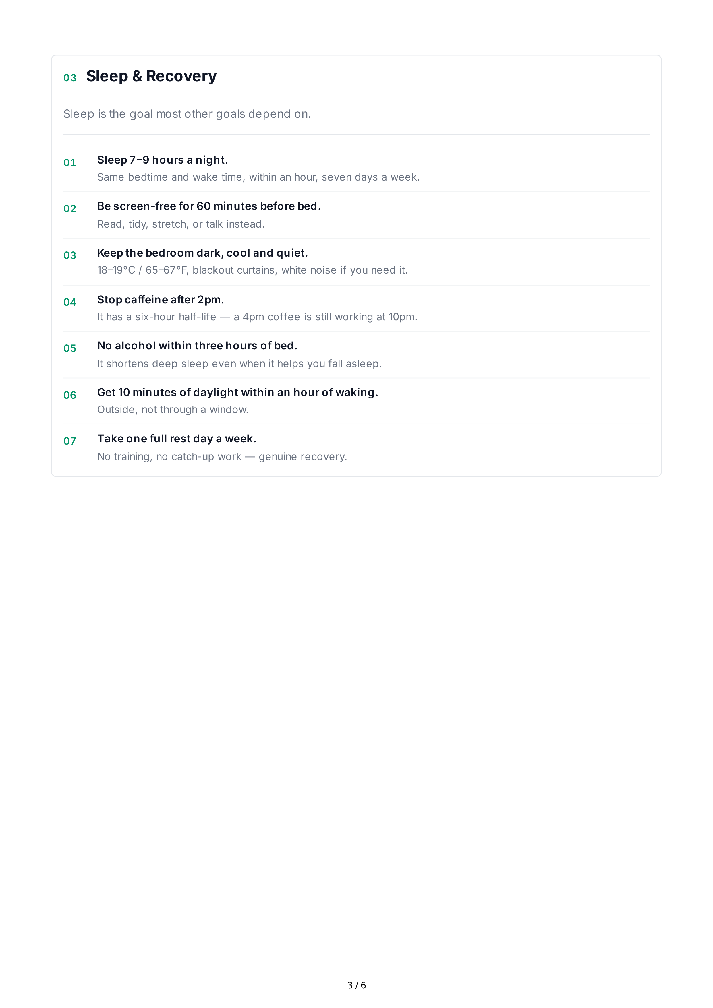 Healthy Lifestyle Life Goals — page 3