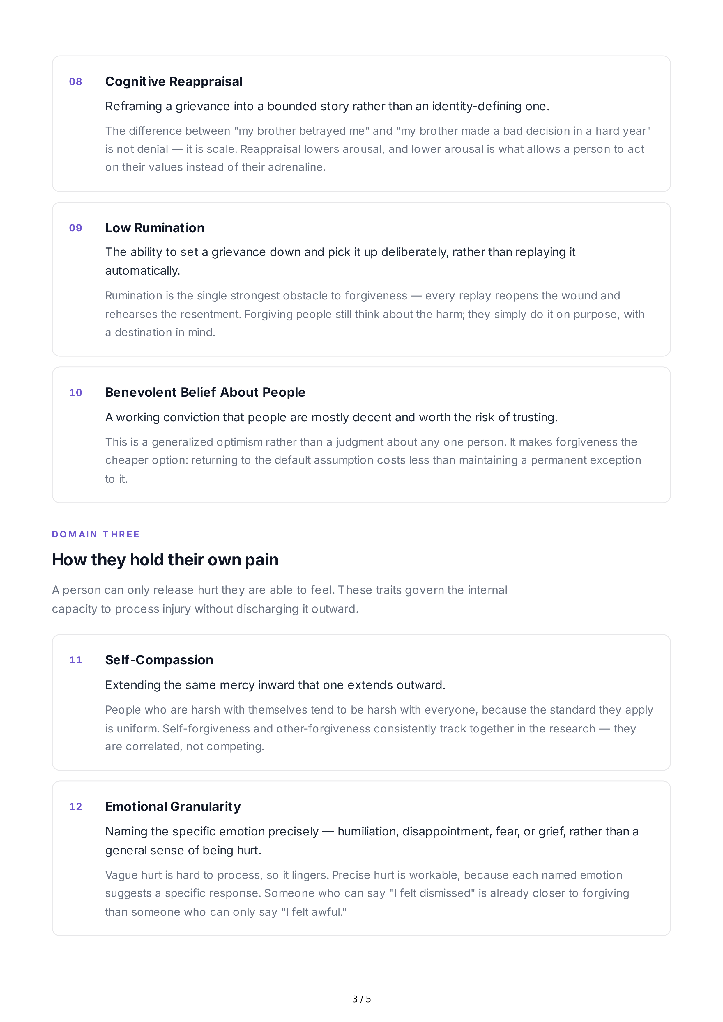 Helpfulness Personality Traits — page 3