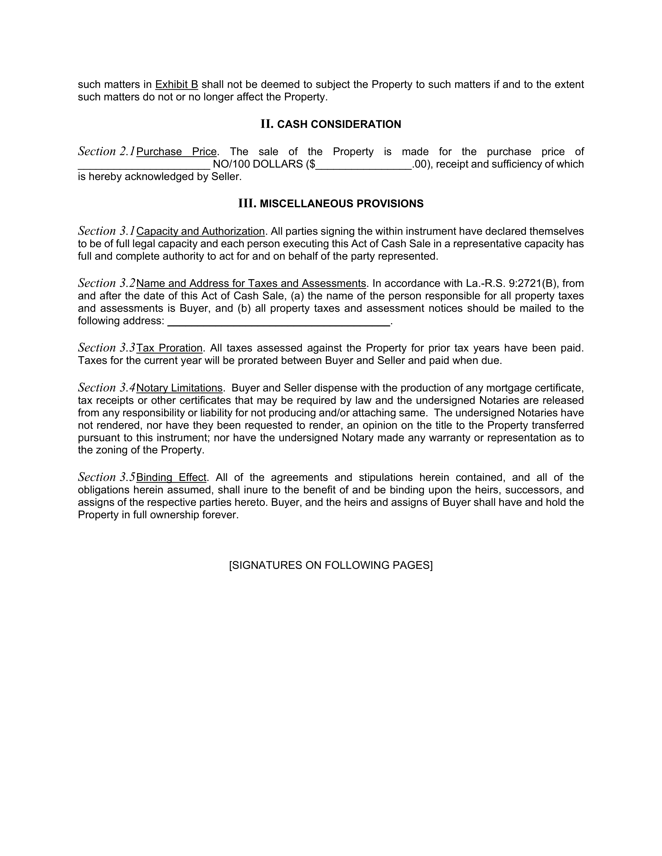 Home Depot Purchase and Sale Agreement — page 24