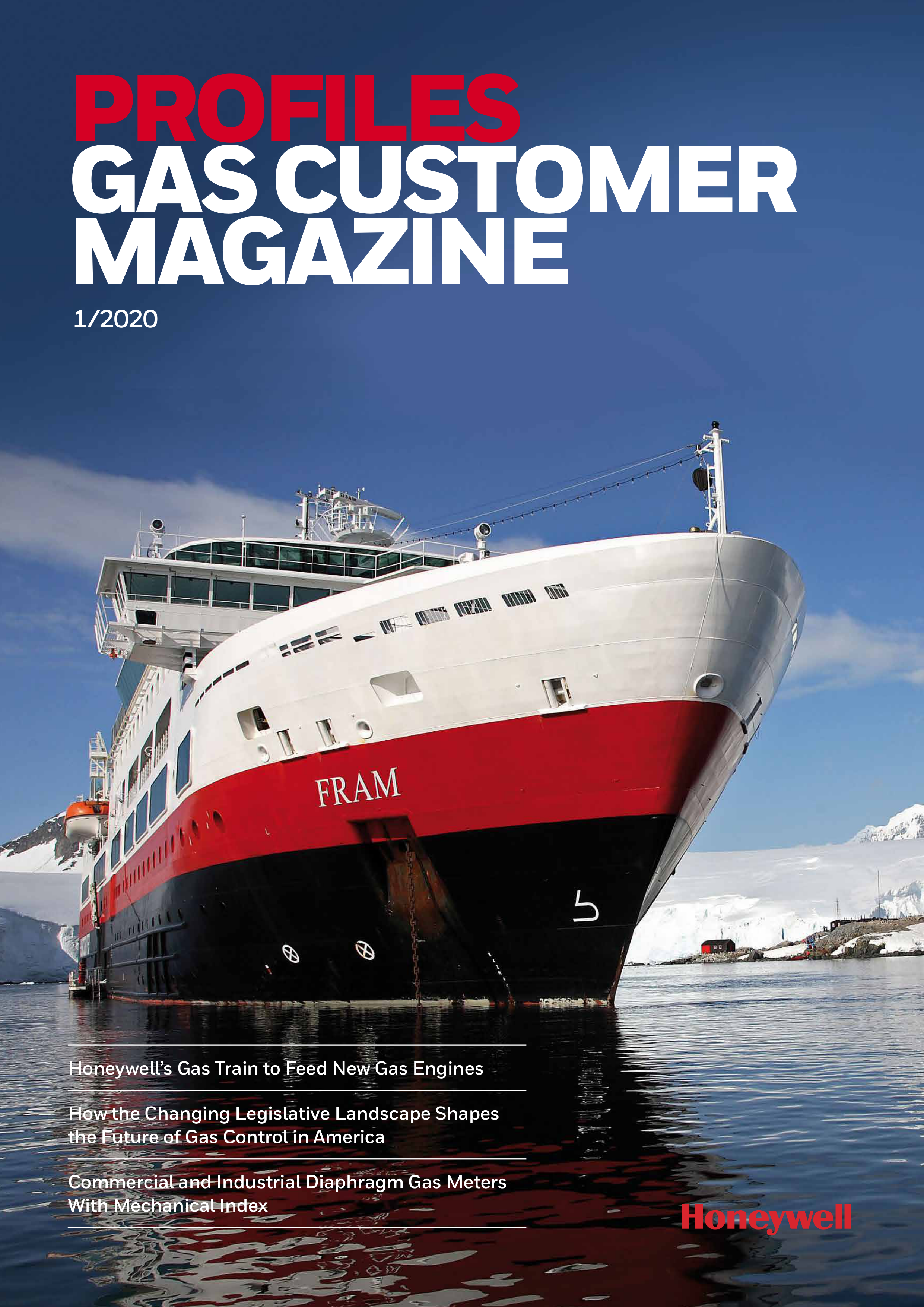 Honeywell Gas Customer Magazine — page 1