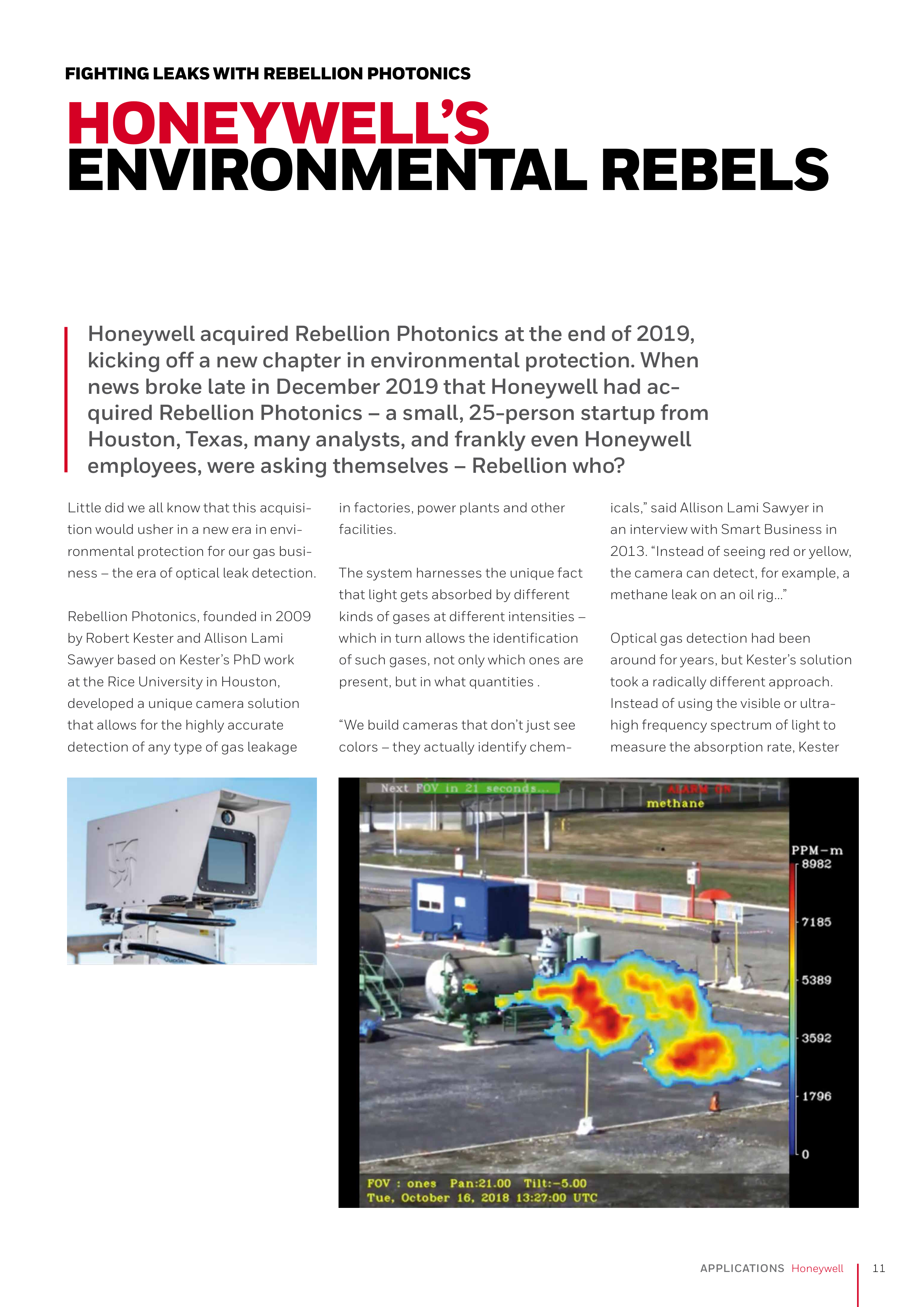 Honeywell Gas Customer Magazine — page 11