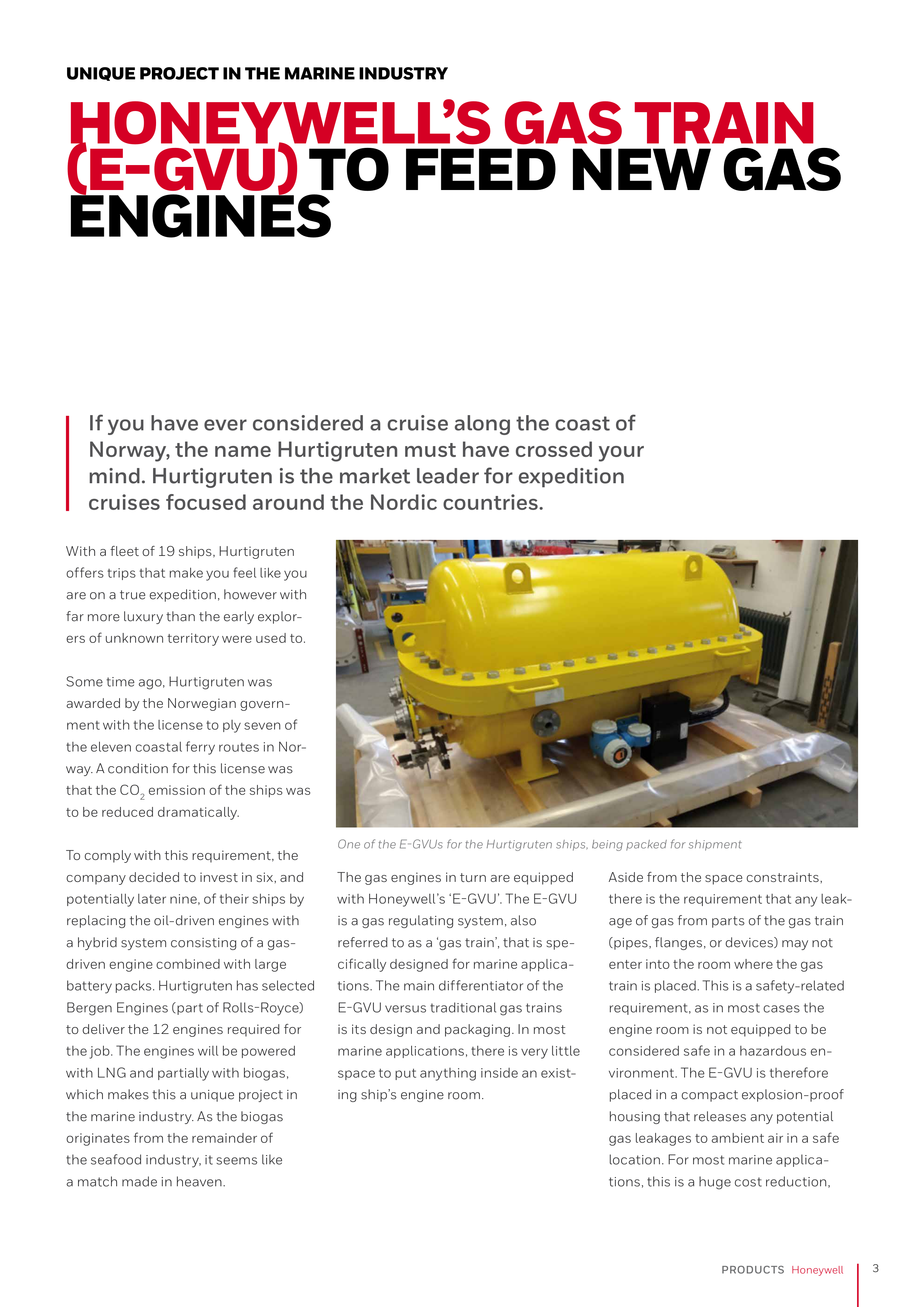 Honeywell Gas Customer Magazine — page 3