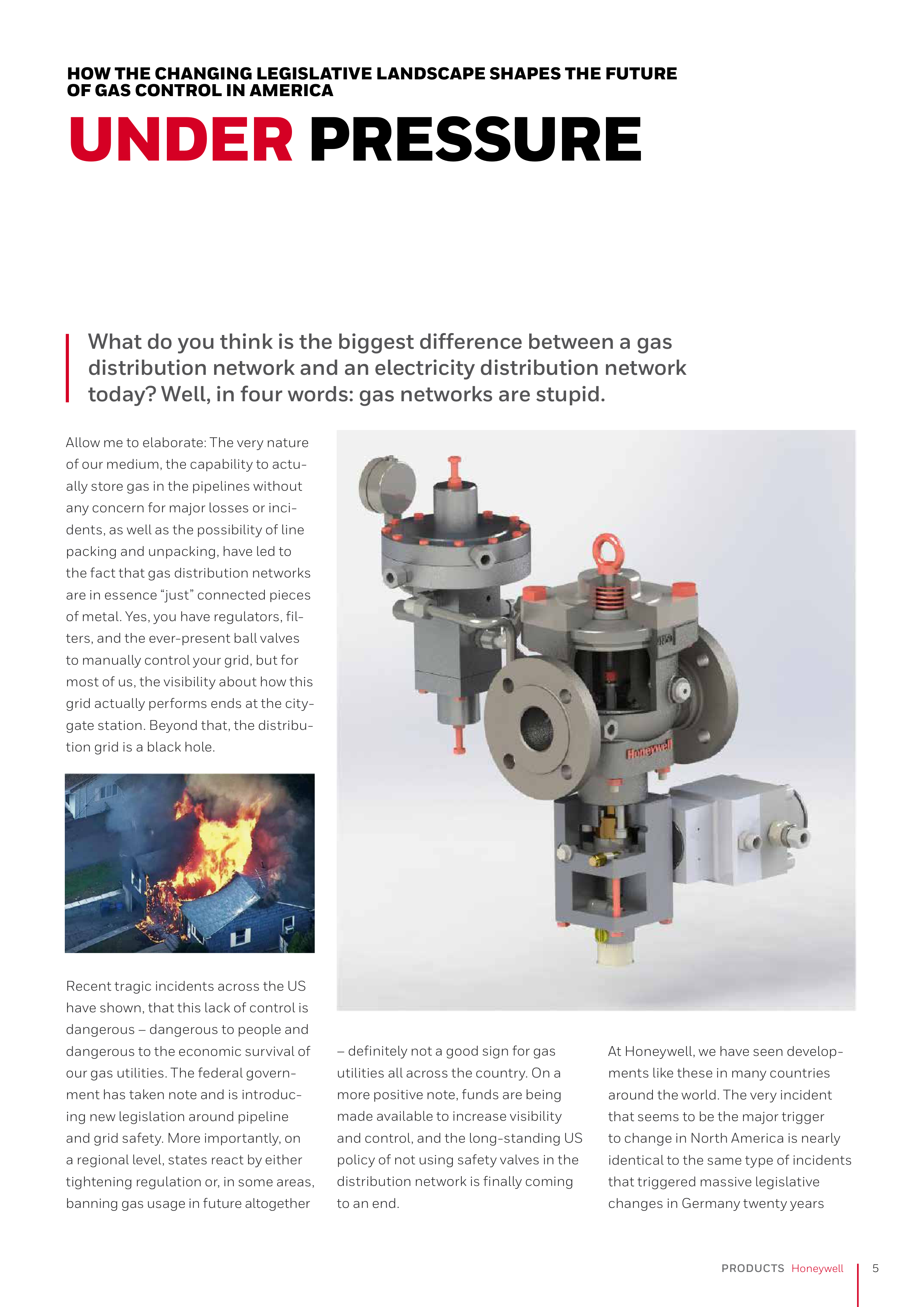Honeywell Gas Customer Magazine — page 5