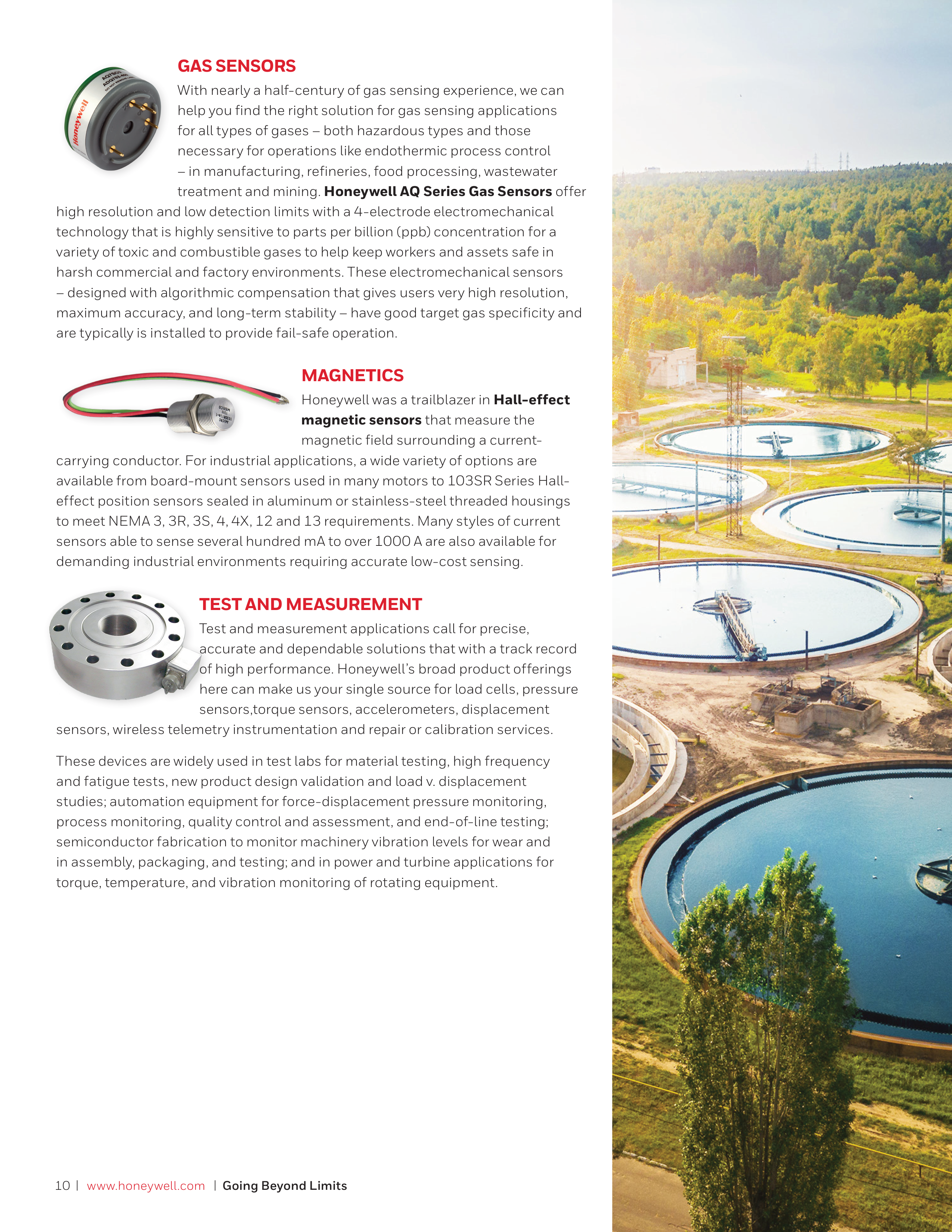 Honeywell Industrial Sensors Brochure — page 10