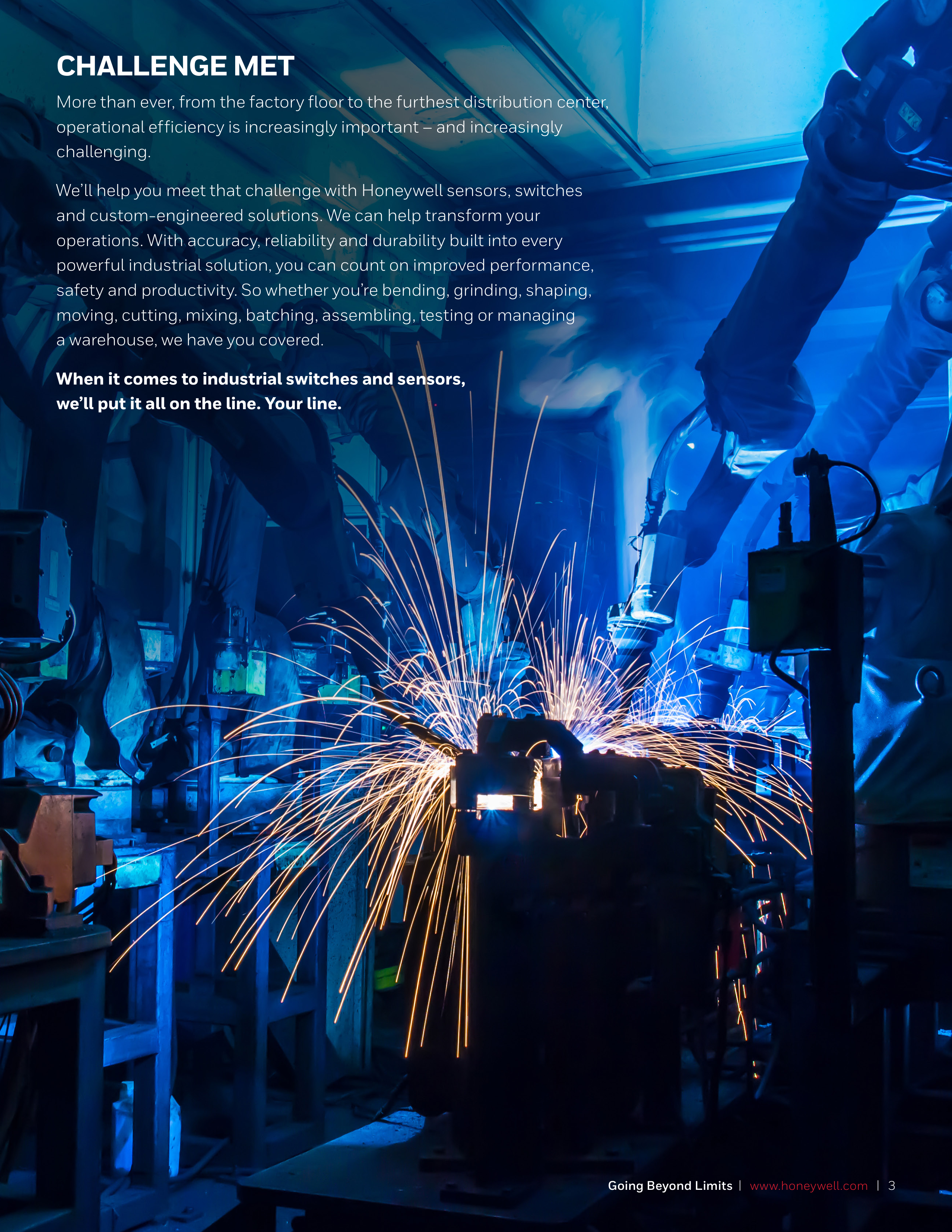 Honeywell Industrial Sensors Brochure — page 3