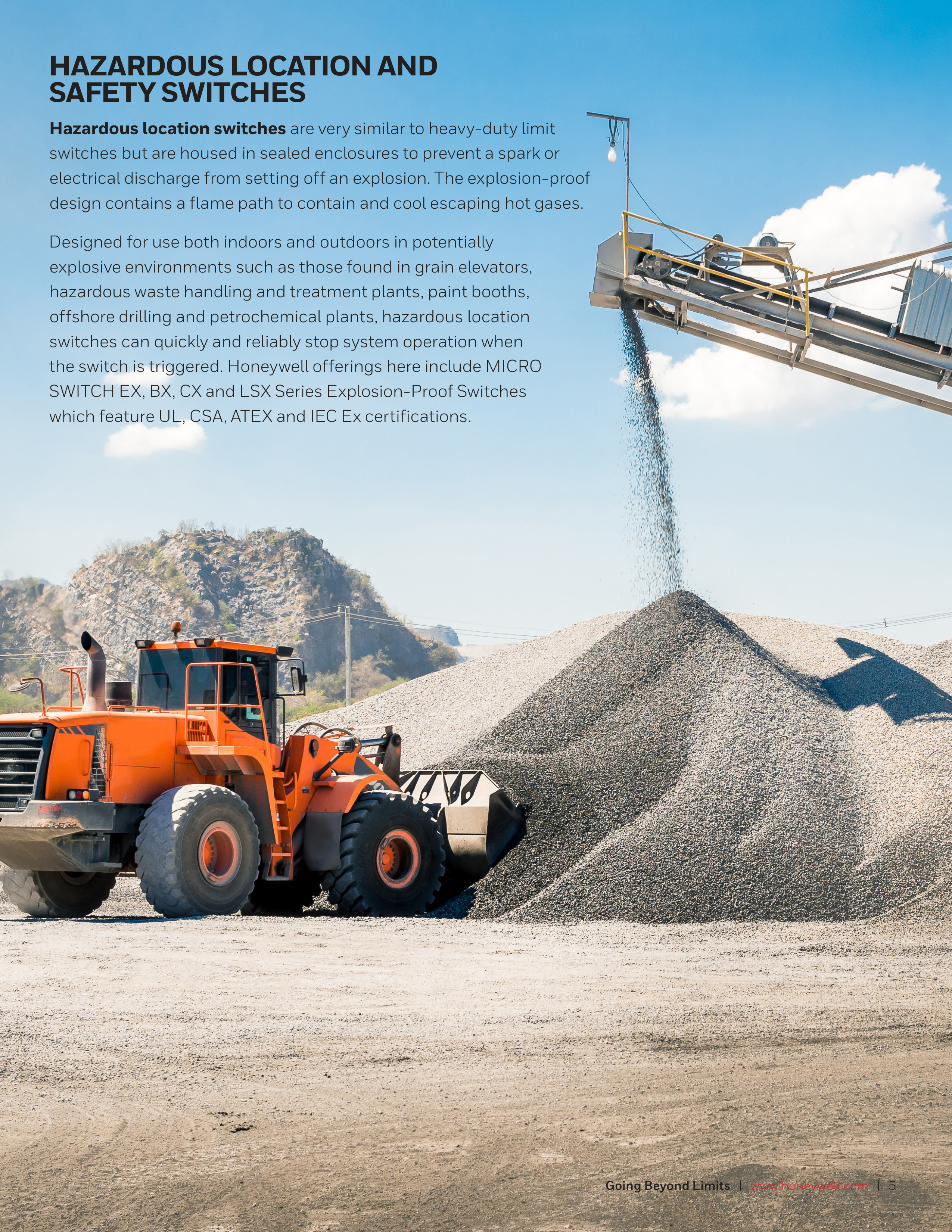 Honeywell Industrial Sensors Brochure — page 5