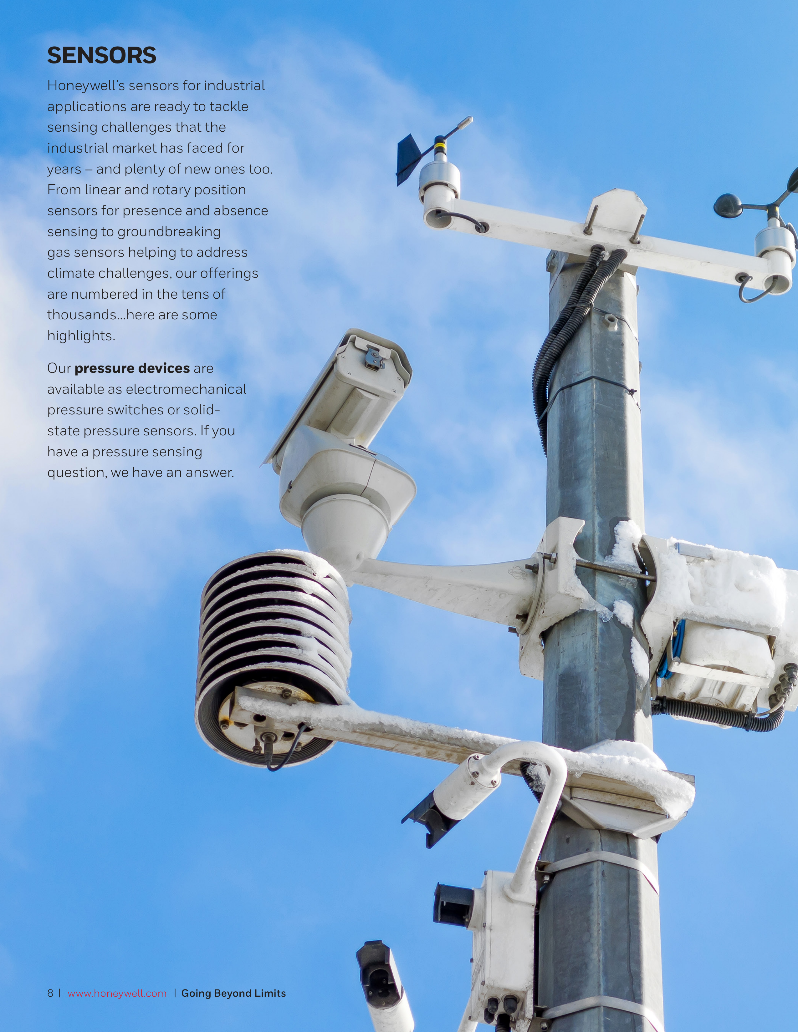 Honeywell Industrial Sensors Brochure — page 8