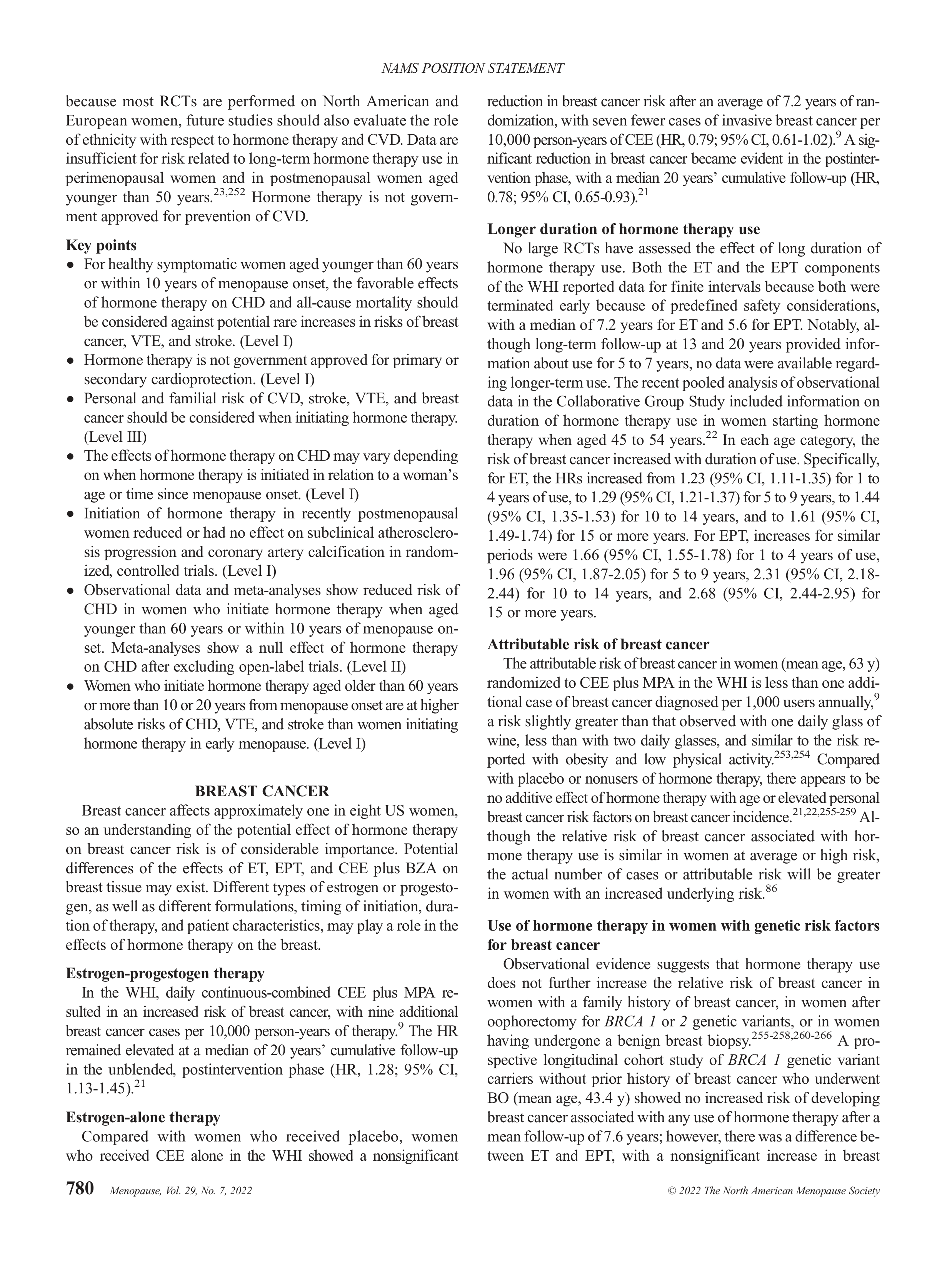 Hormone Therapy Position Statement — page 14