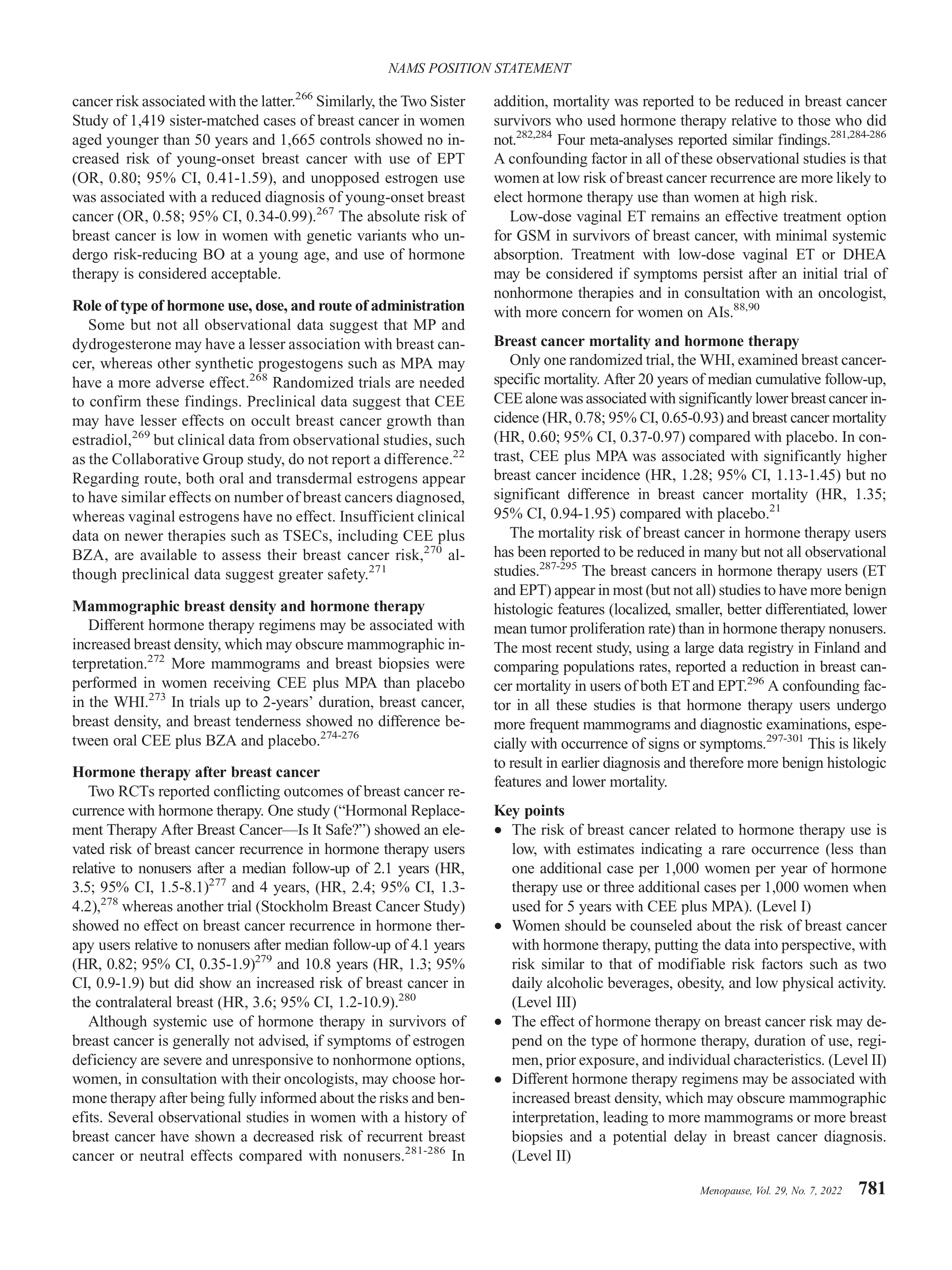Hormone Therapy Position Statement — page 15