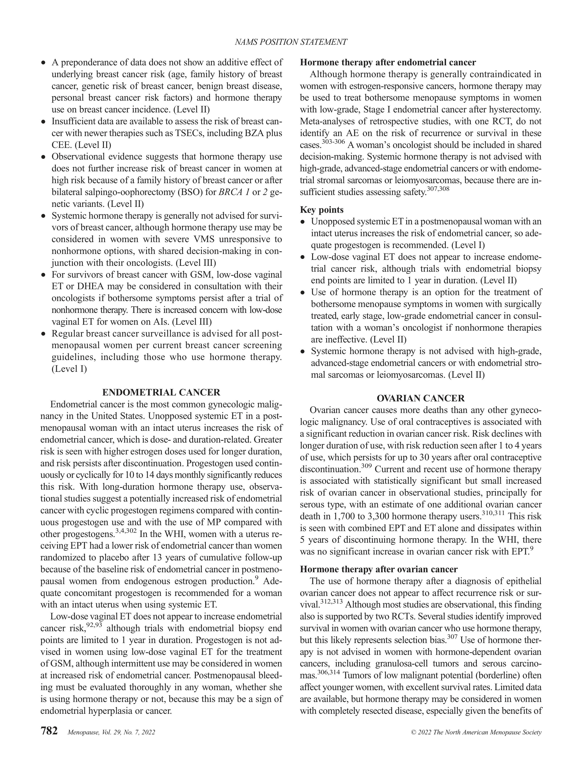 Hormone Therapy Position Statement — page 16