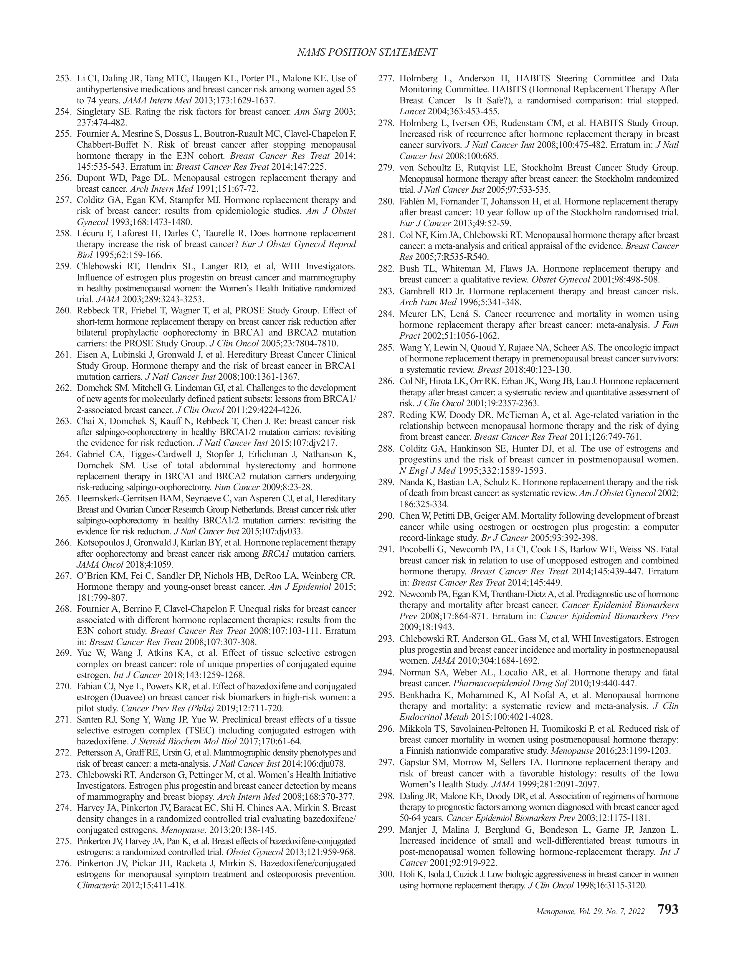 Hormone Therapy Position Statement — page 27