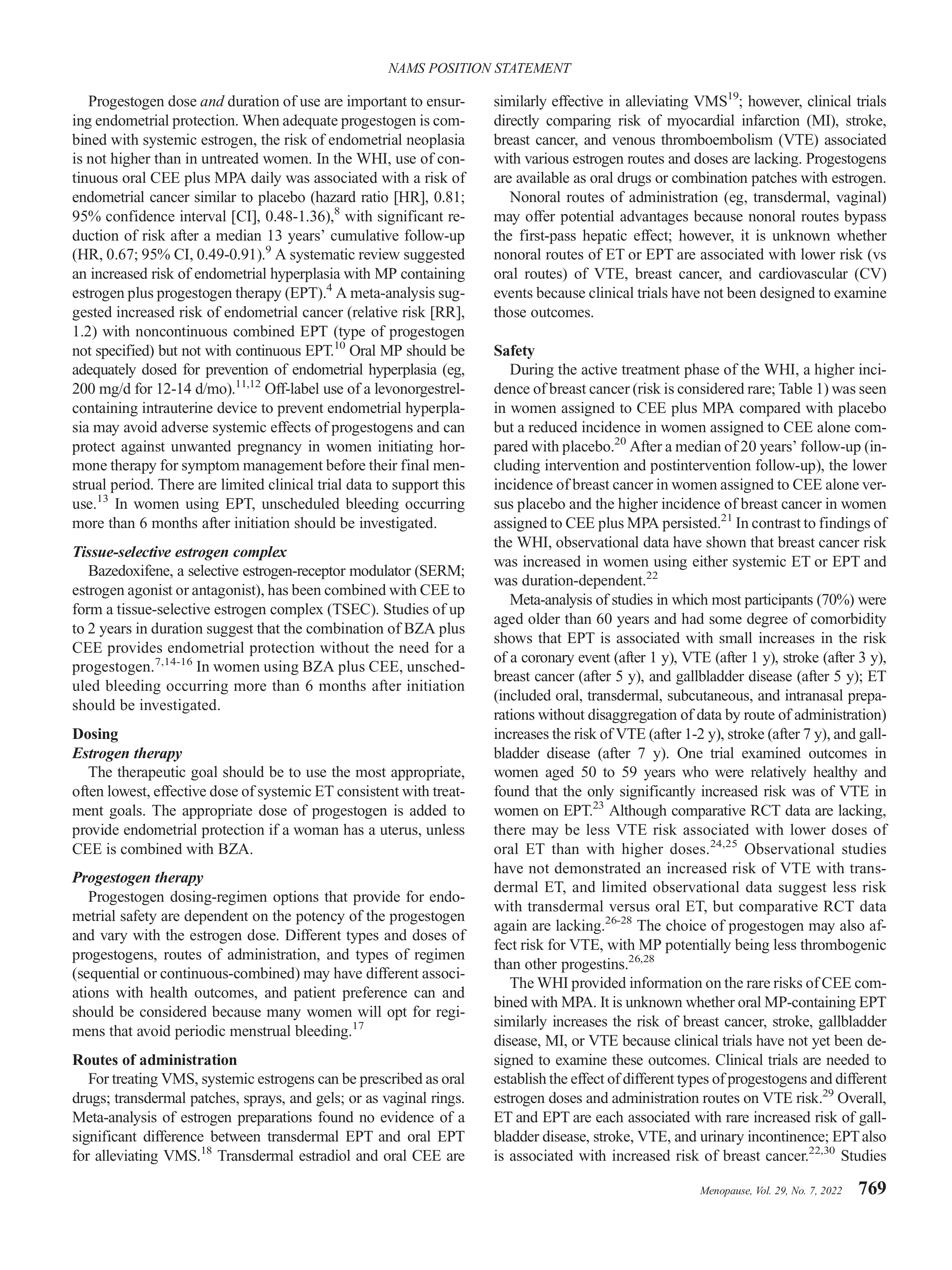 Hormone Therapy Position Statement — page 3