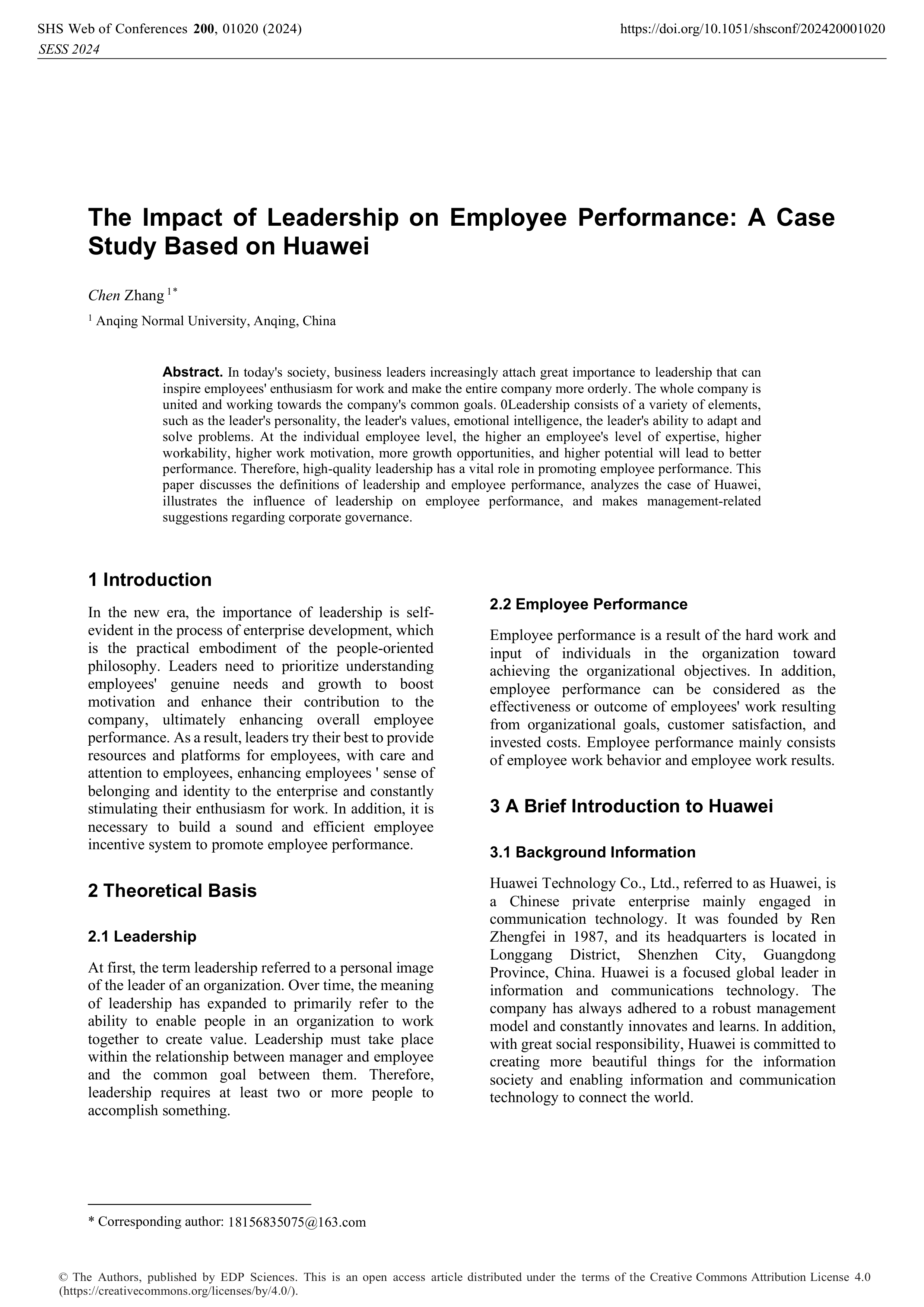 Huawei Leadership Skills — page 1