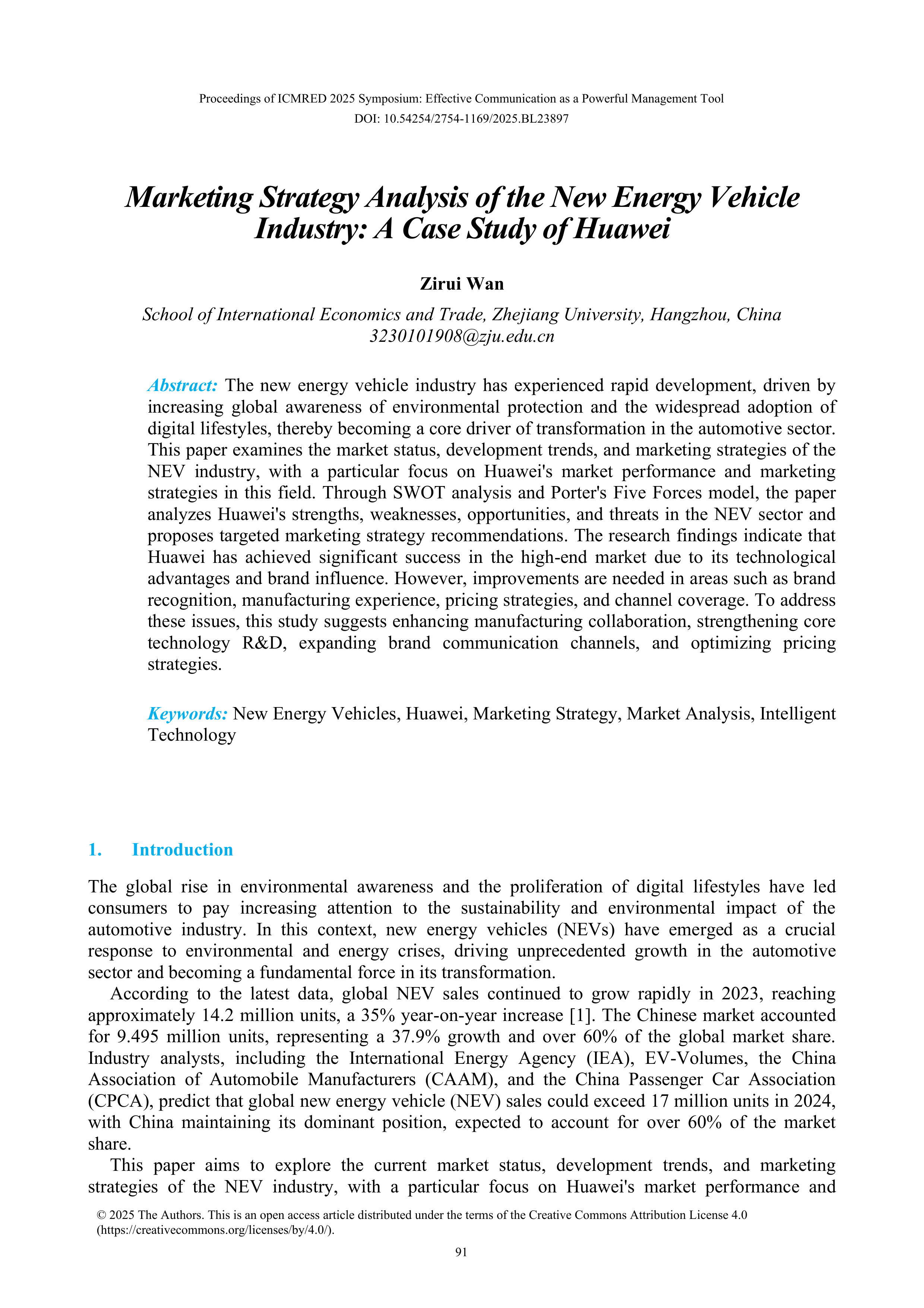 Huawei Marketing Strategy — page 1