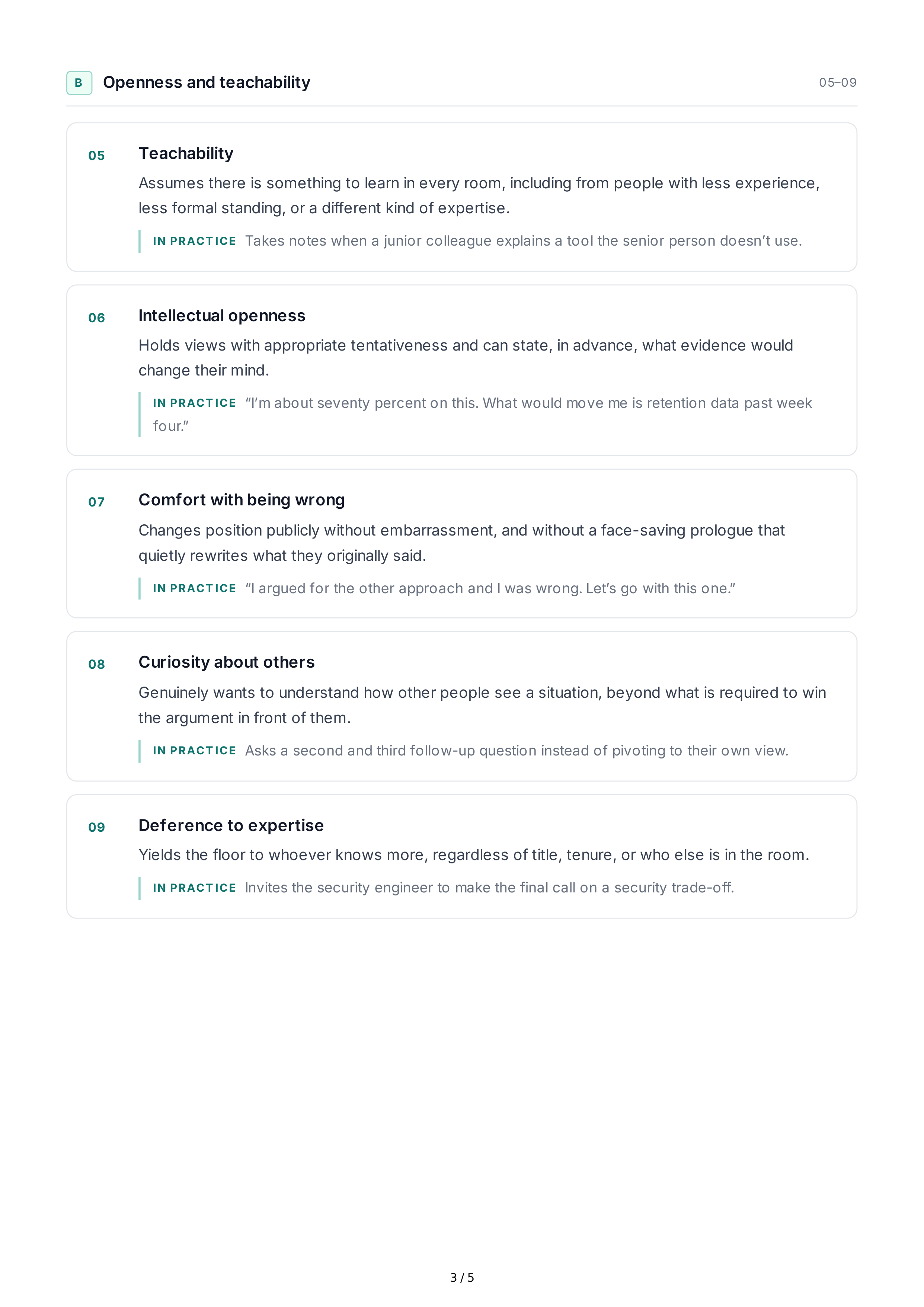 Humility Personality Traits — page 3