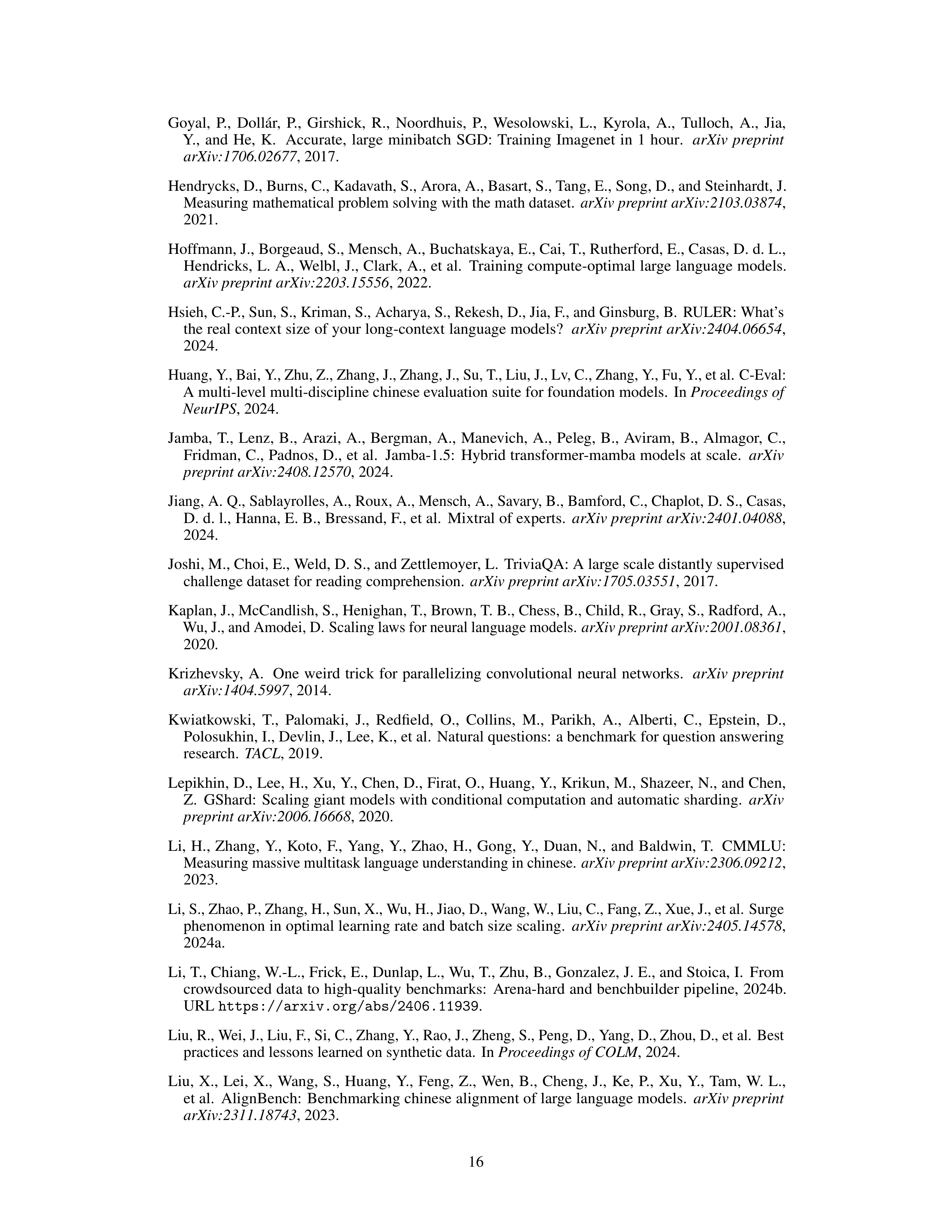 Hunyuan-Large Research Paper by Tencent — page 16