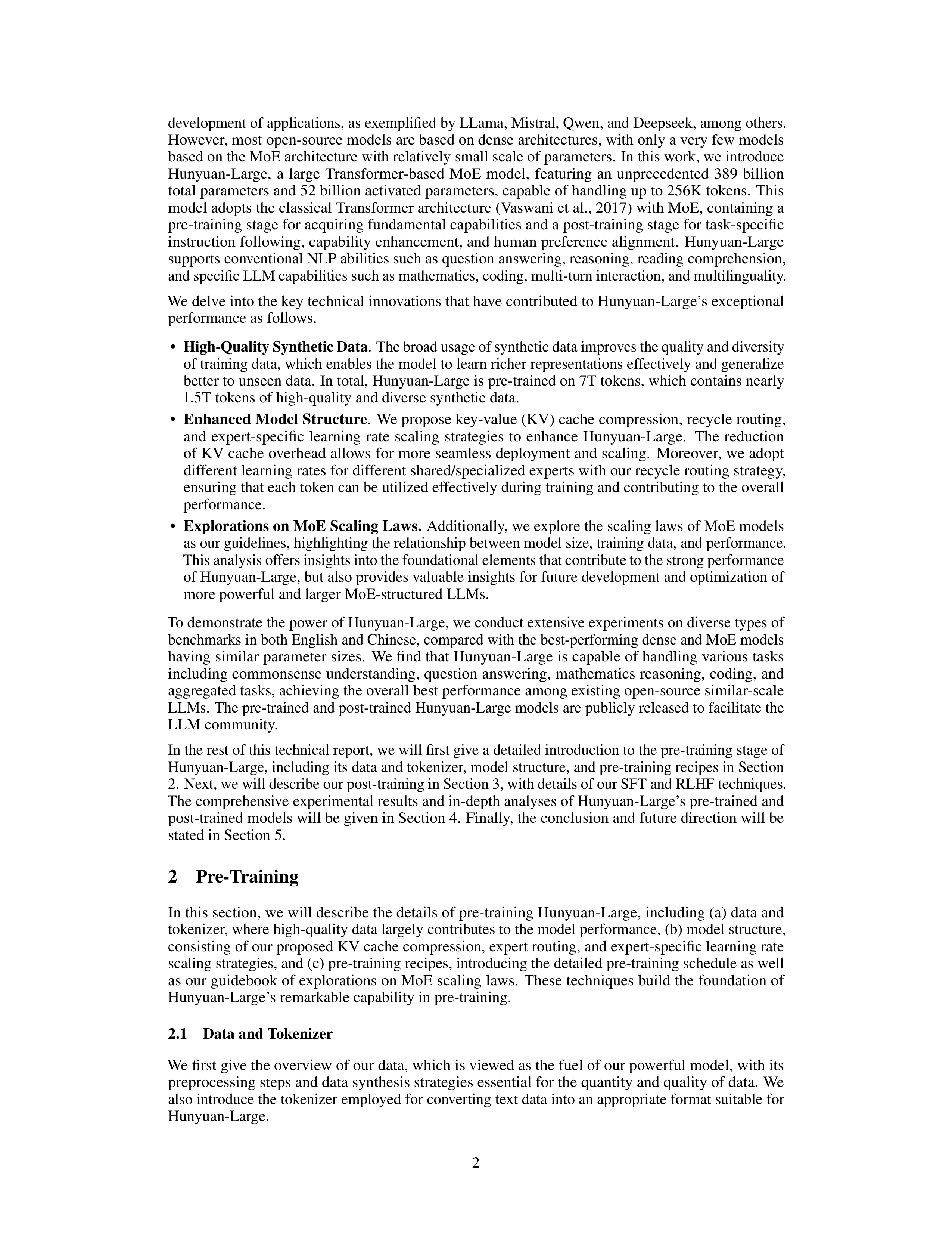 Hunyuan-Large Research Paper by Tencent — page 2