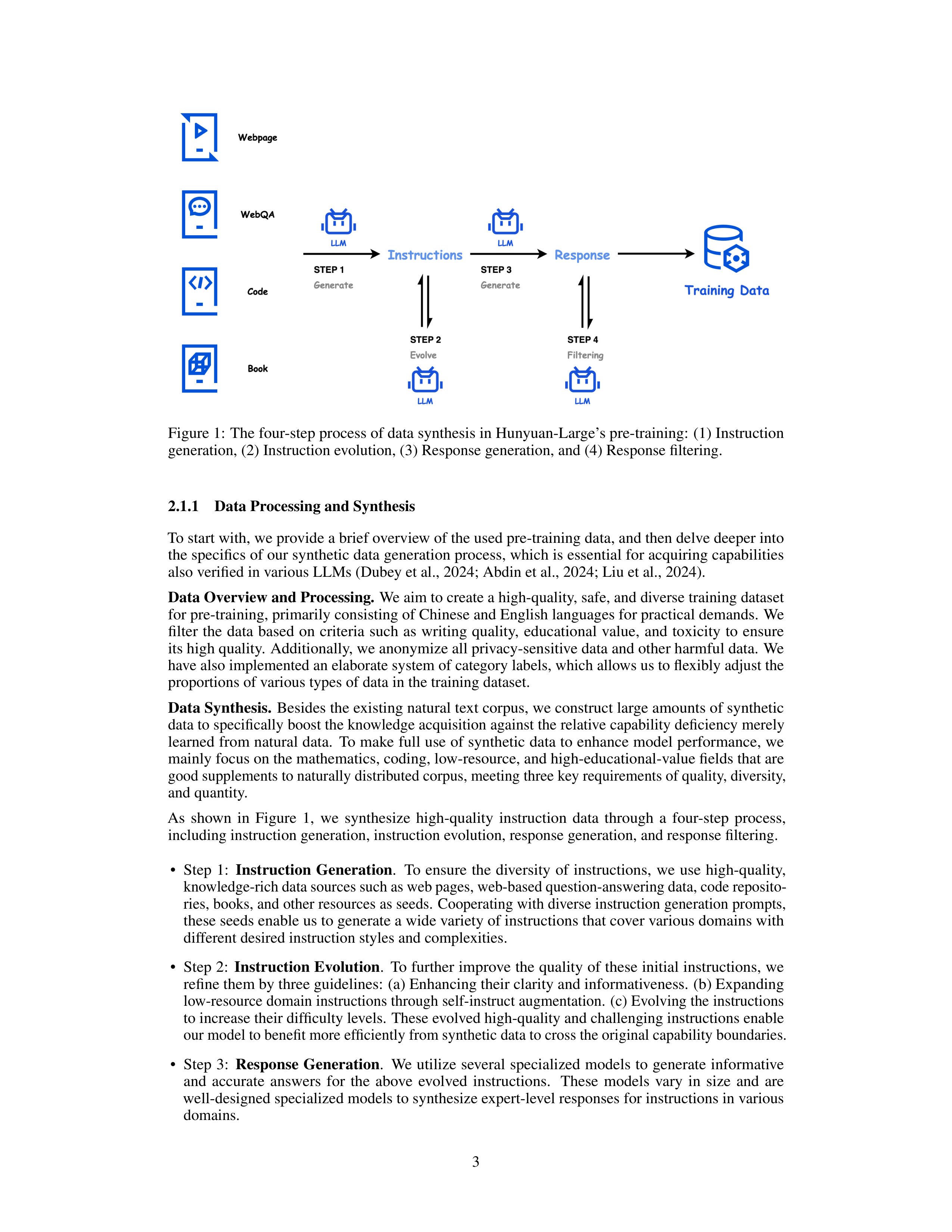 Hunyuan-Large Research Paper by Tencent — page 3