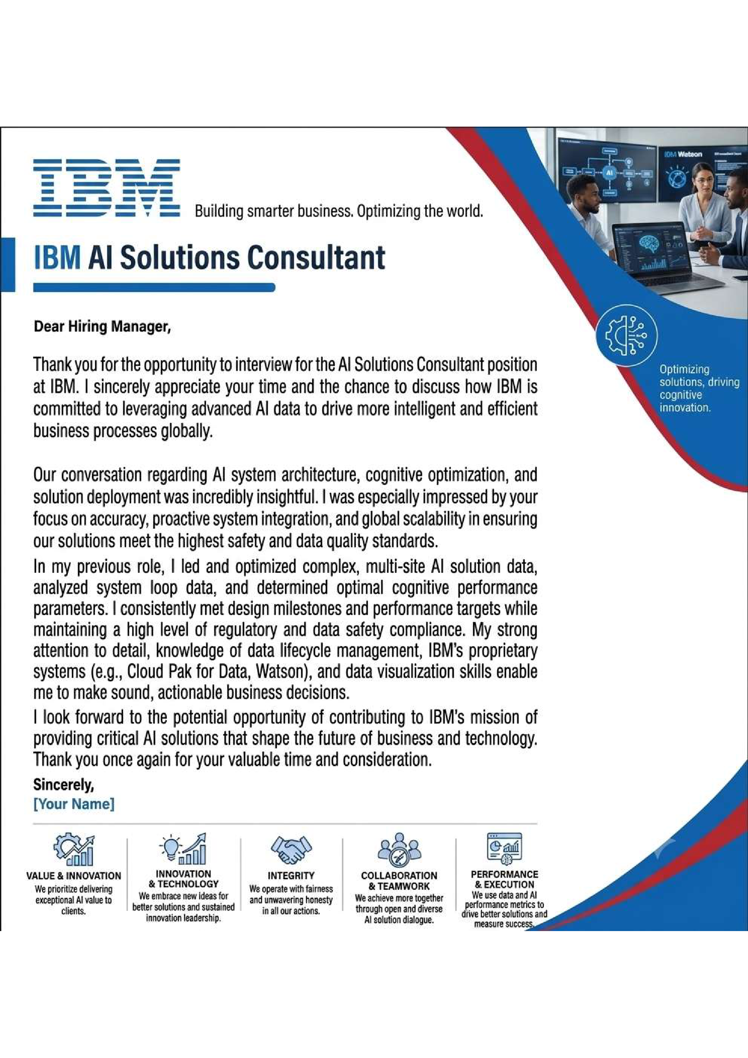 IBM AI Solutions Consultant — page 1