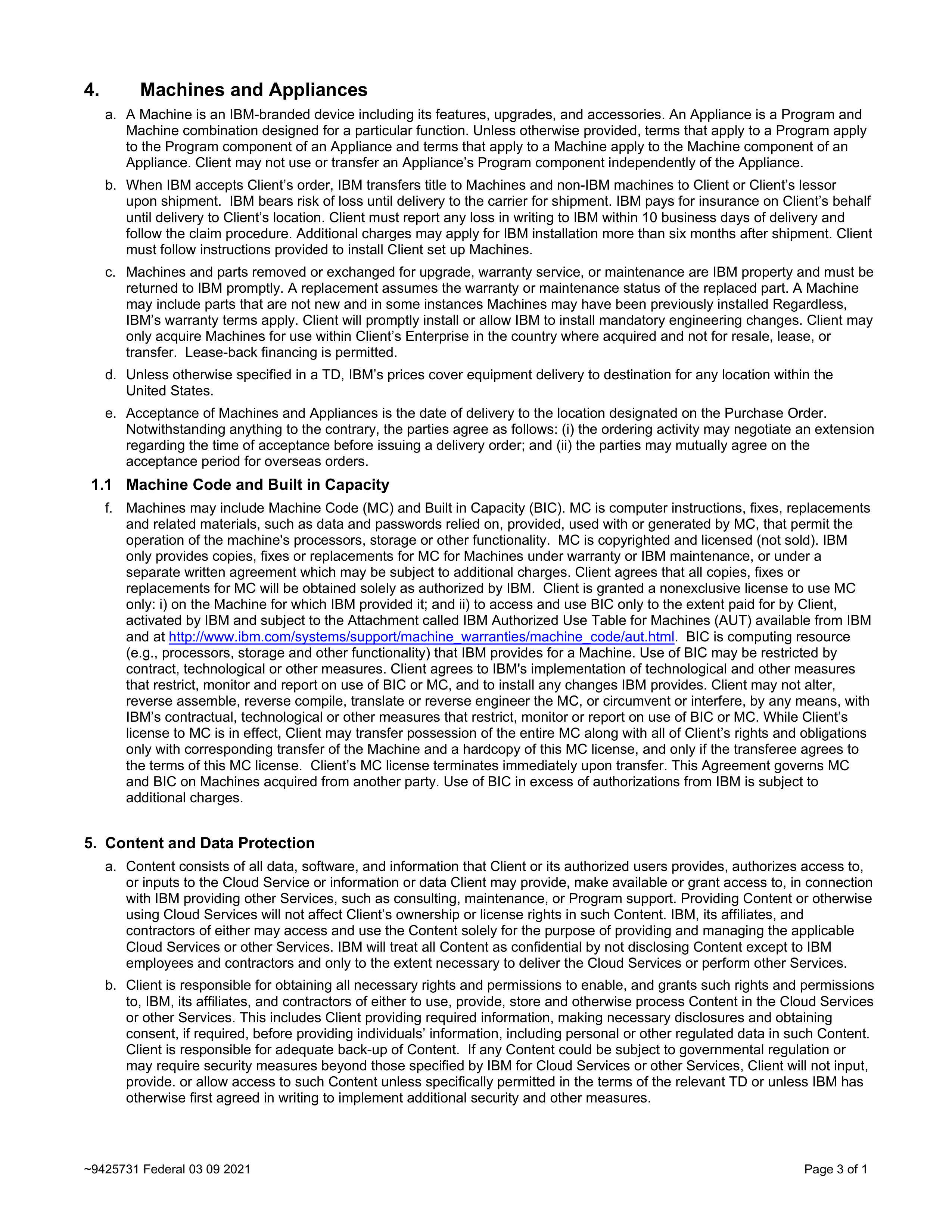 IBM Client Relationship Agreement — page 3