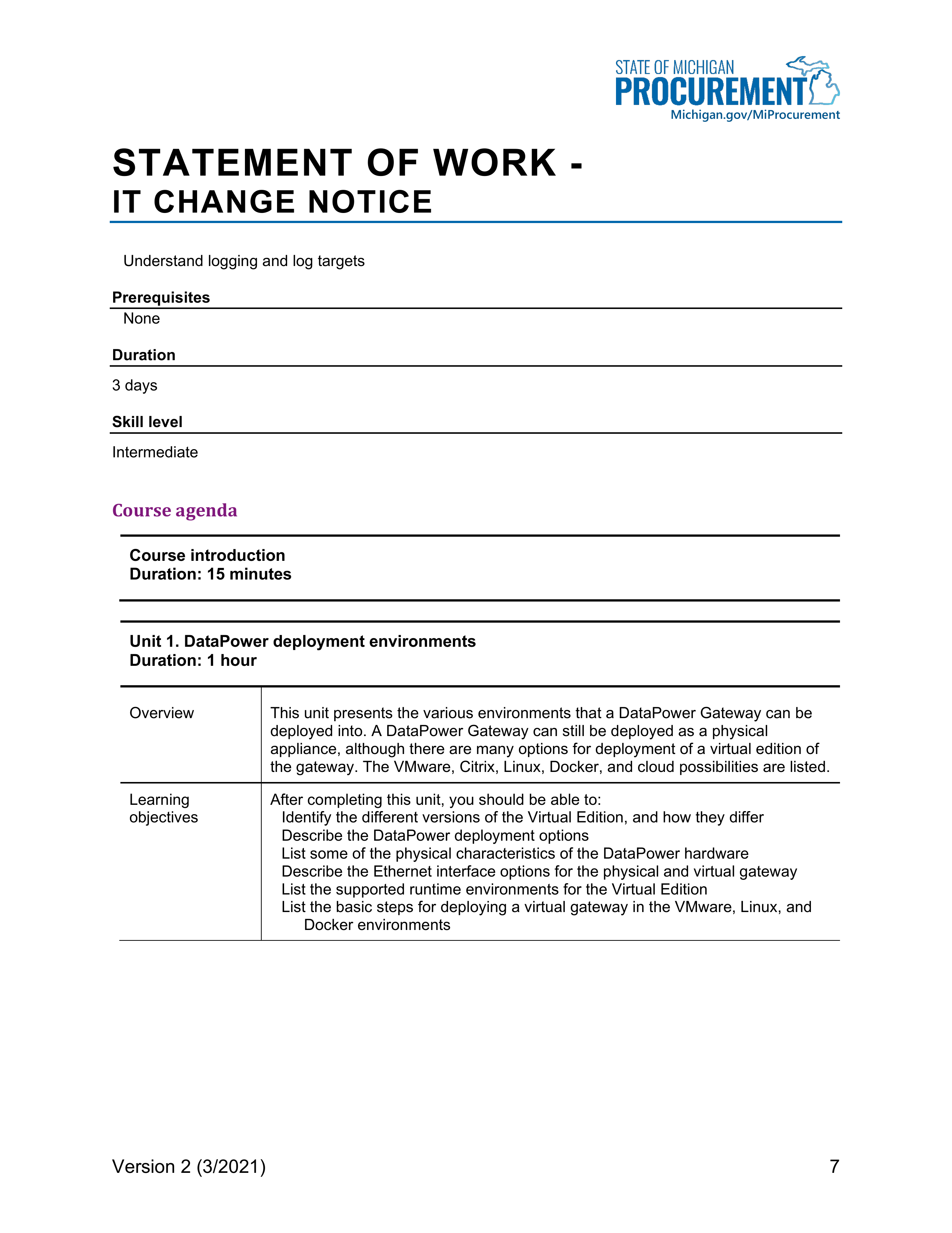 IBM Contract Change — page 110