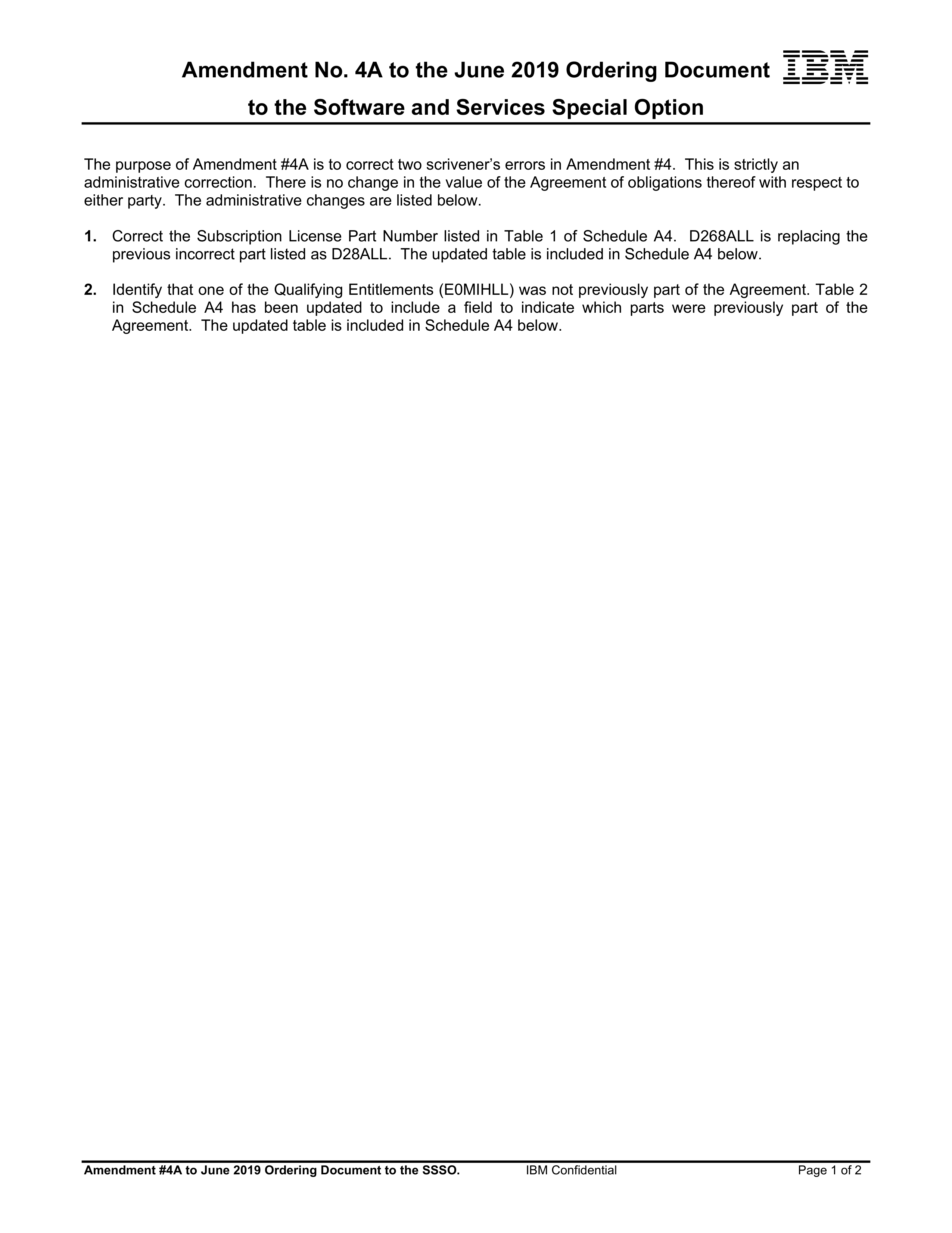 IBM Contract Change — page 123