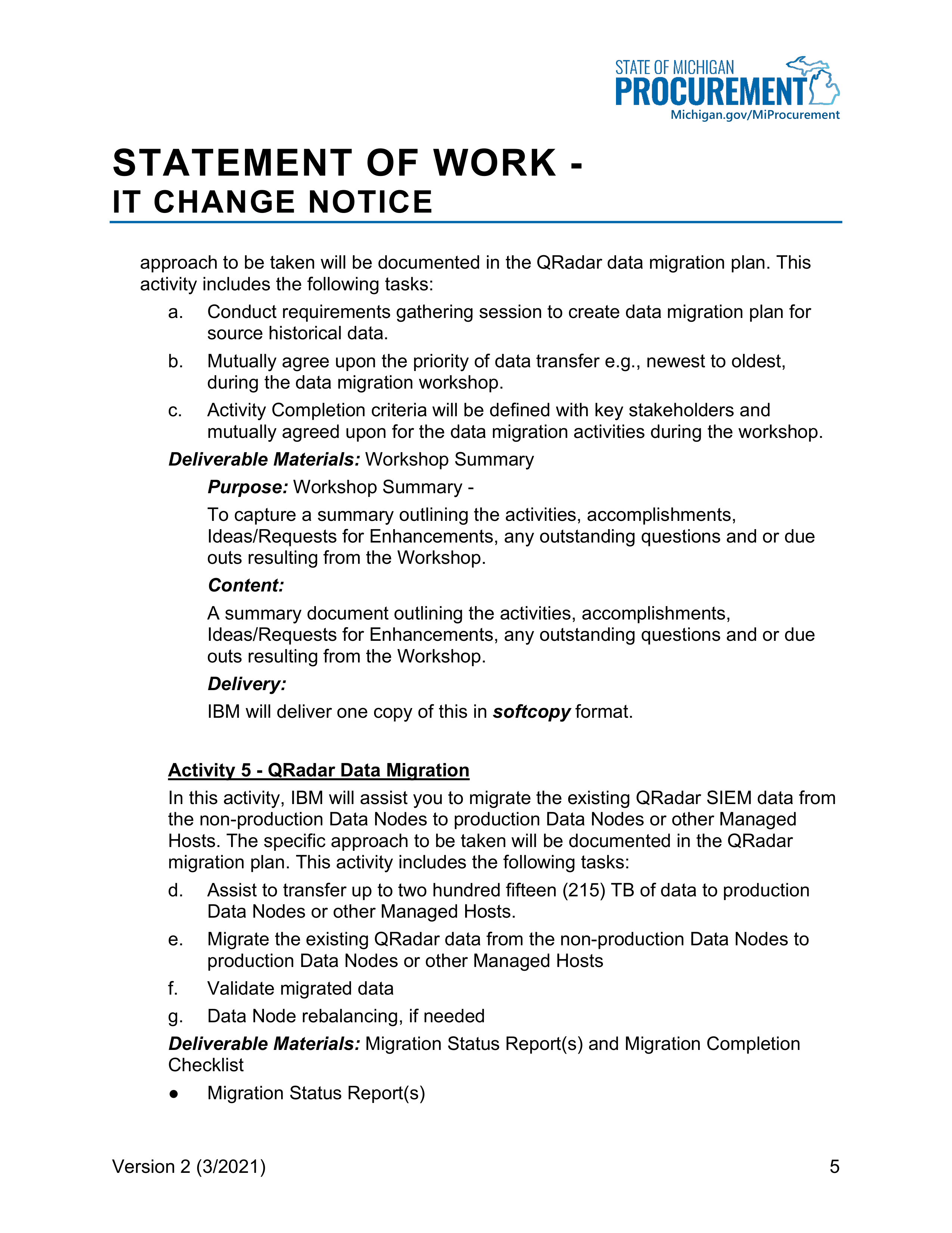 IBM Contract Change — page 141