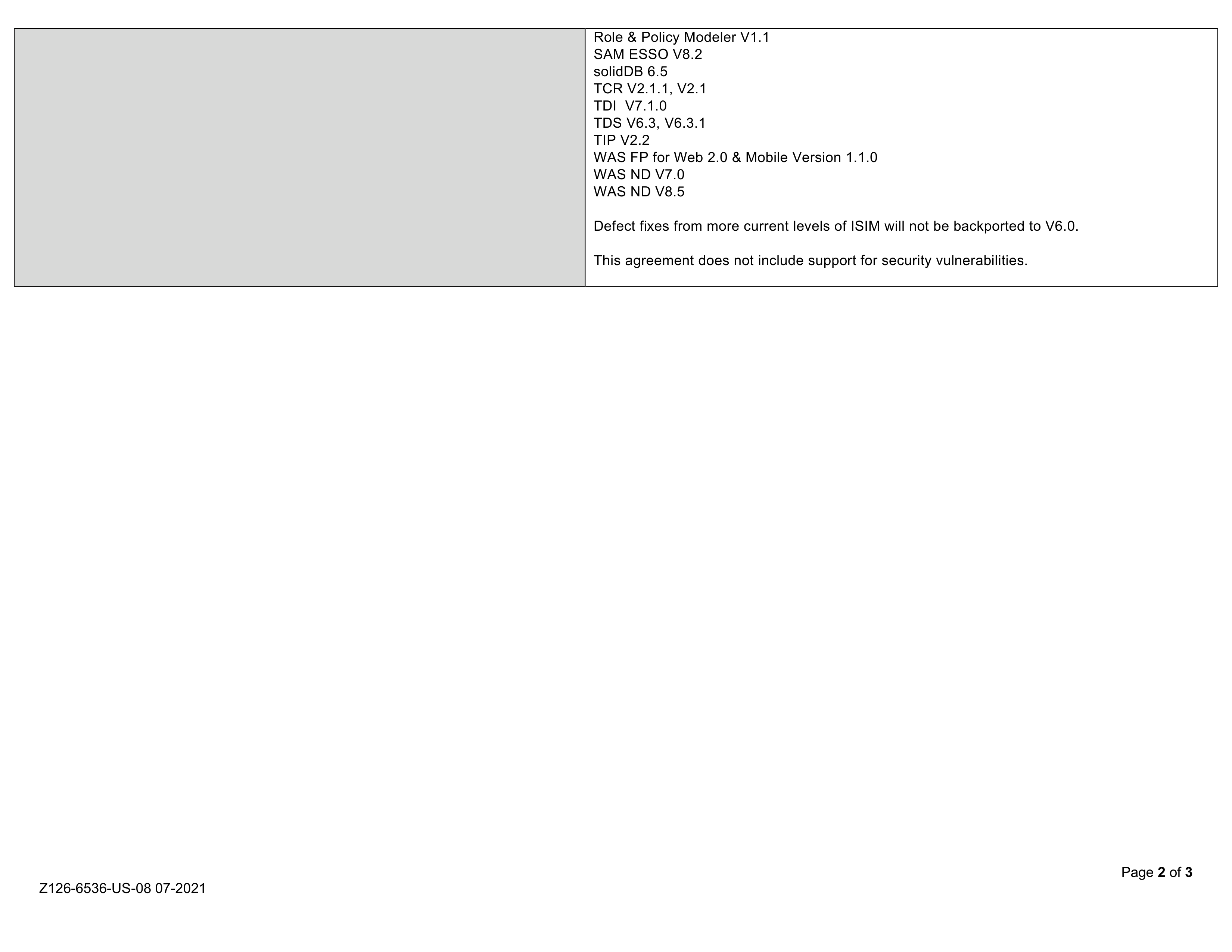 IBM Contract Change — page 162