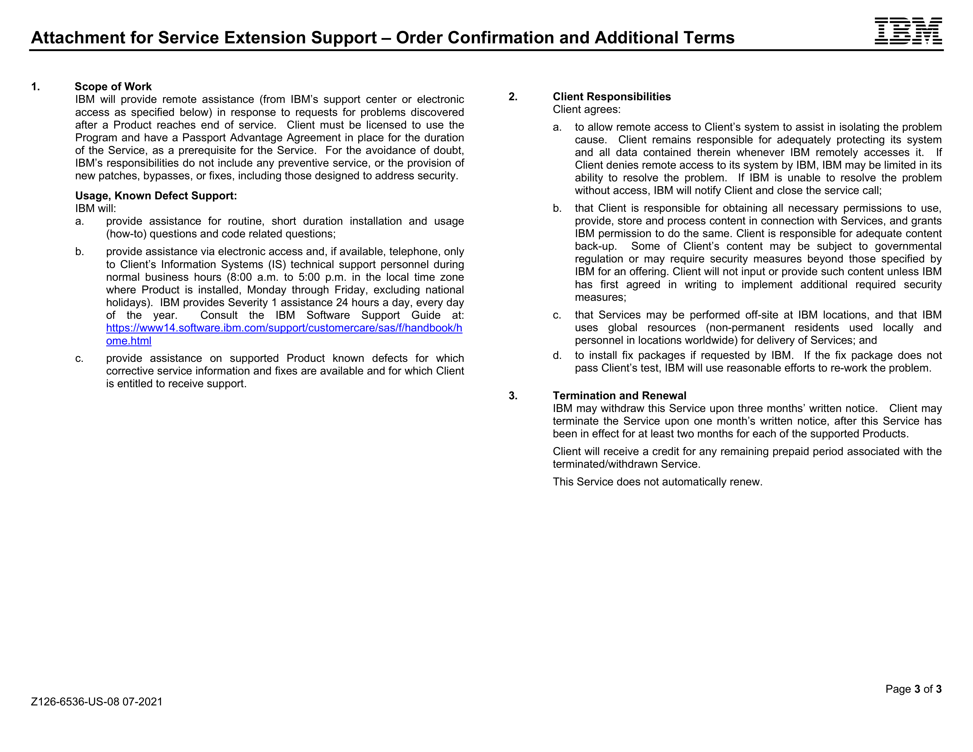 IBM Contract Change — page 163