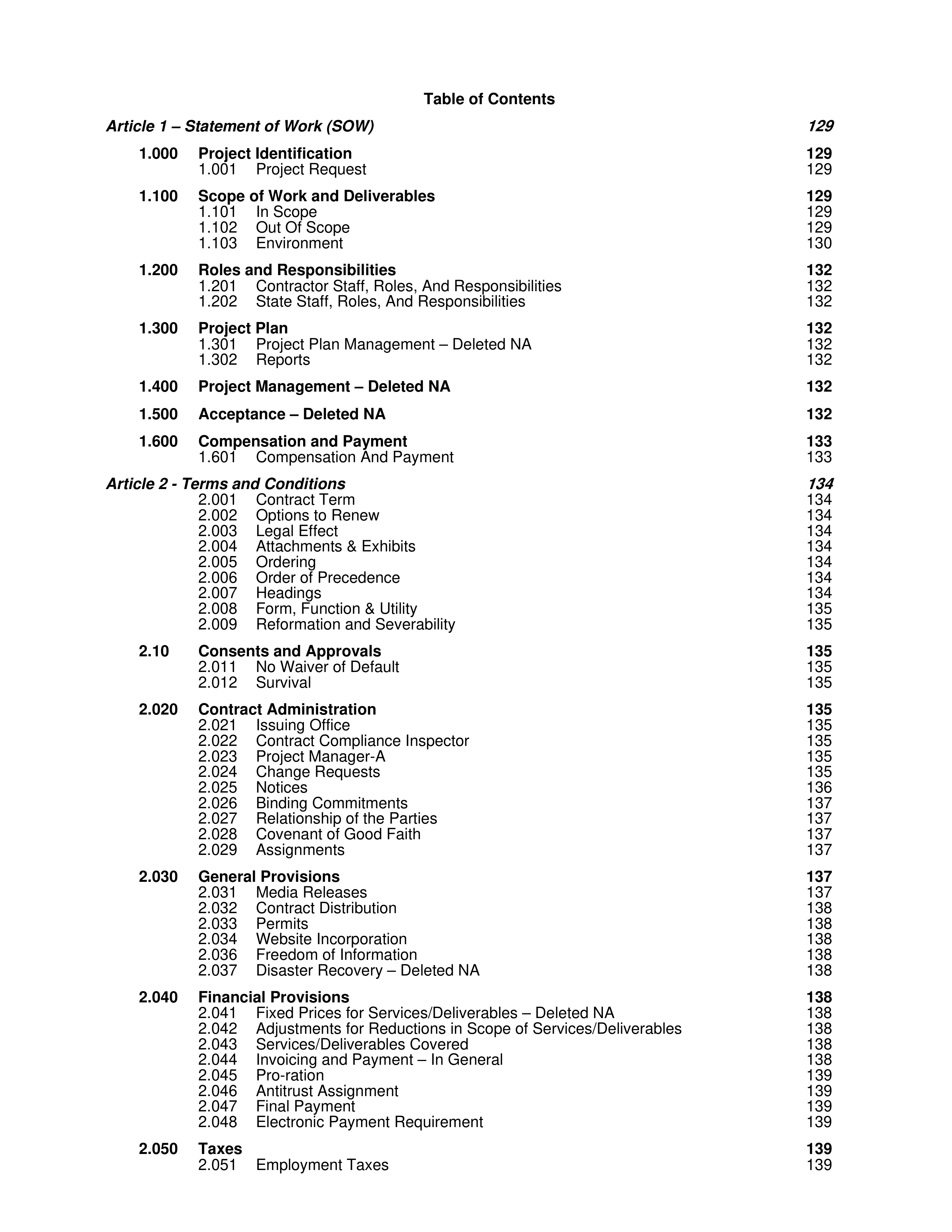 IBM Contract Change — page 172
